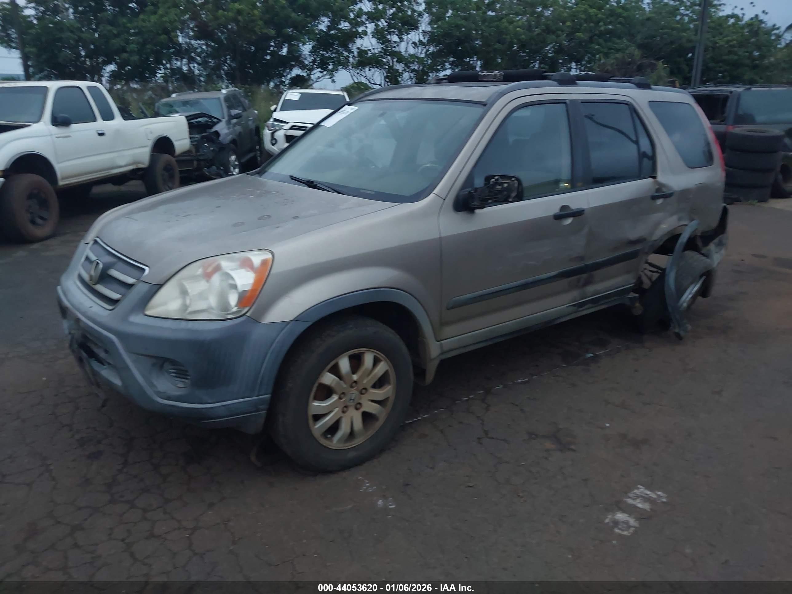 2006 Honda Cr-v Ex Gold vin: JHLRD78826C025202