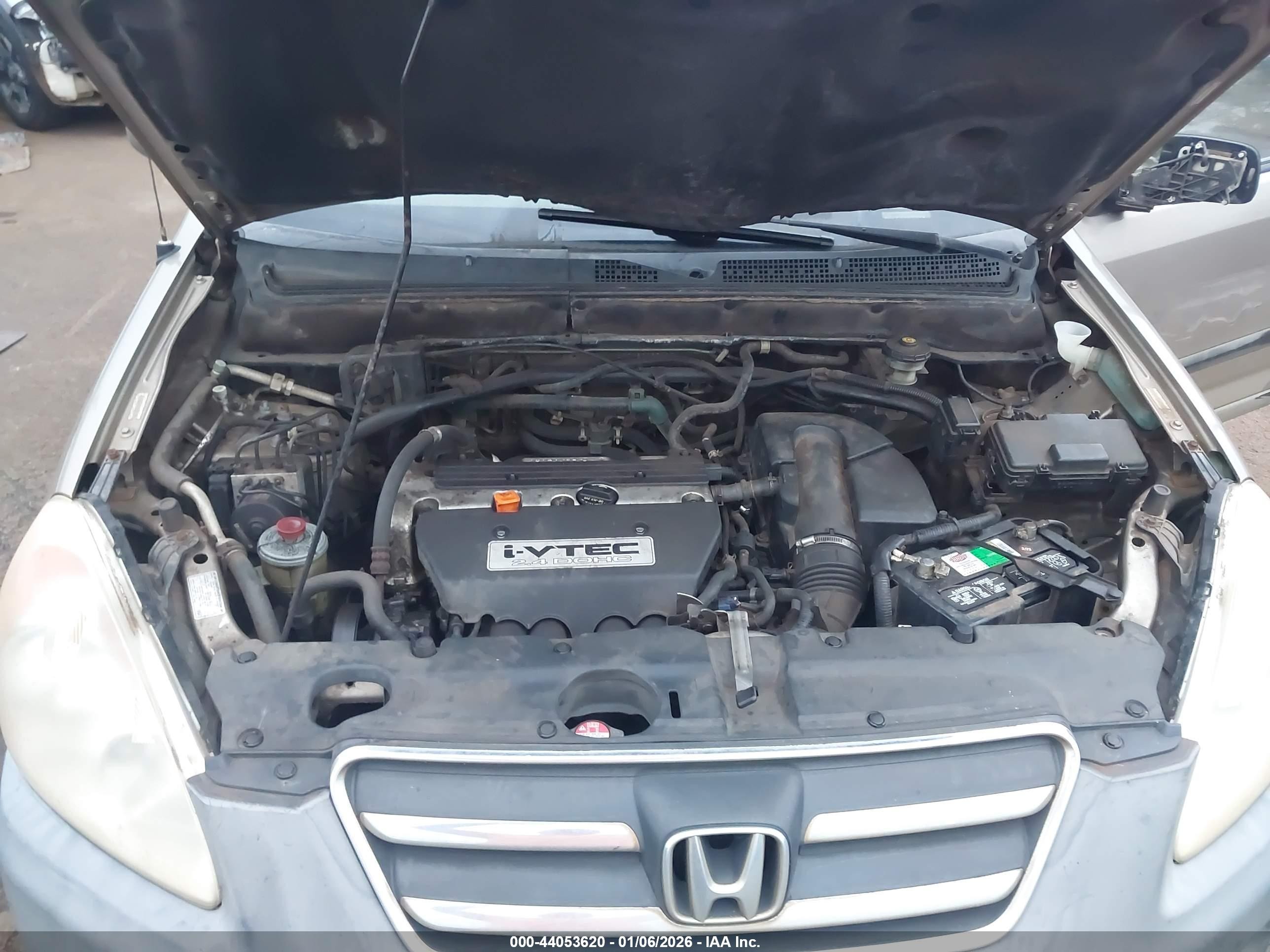 2006 Honda Cr-v Ex Gold vin: JHLRD78826C025202