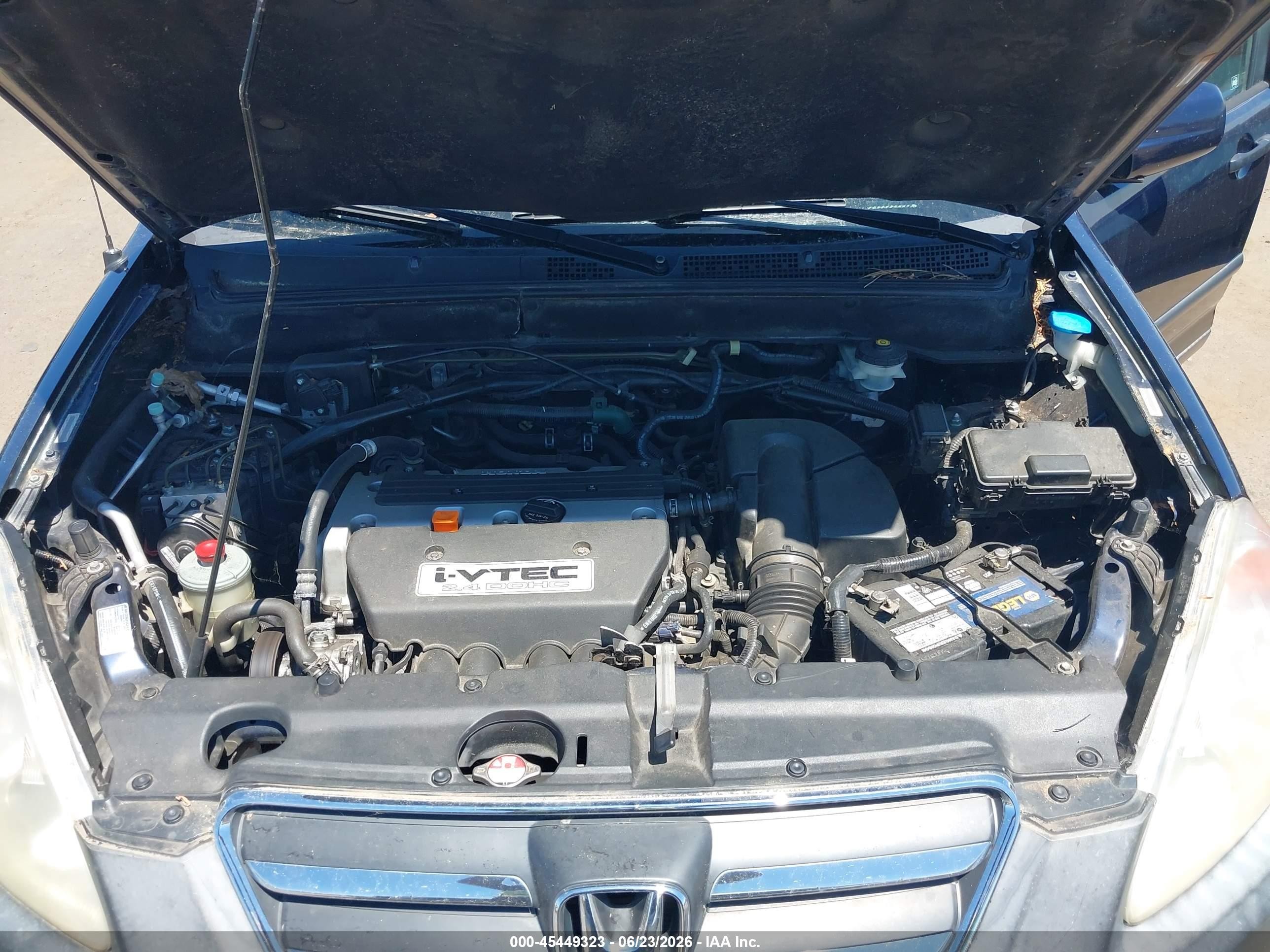2006 Honda Cr-v Ex Blue vin: JHLRD78826C062475