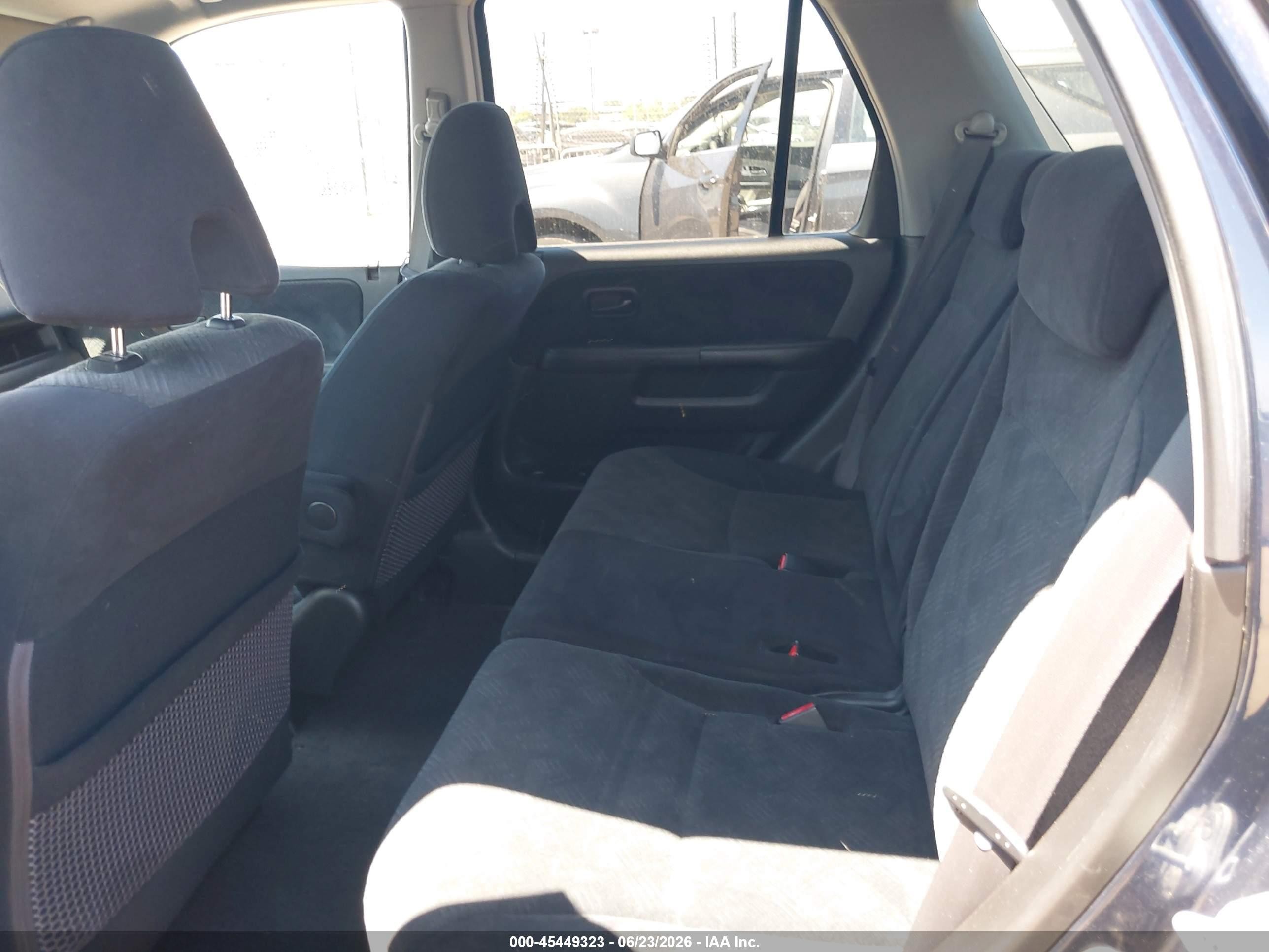 2006 Honda Cr-v Ex Blue vin: JHLRD78826C062475