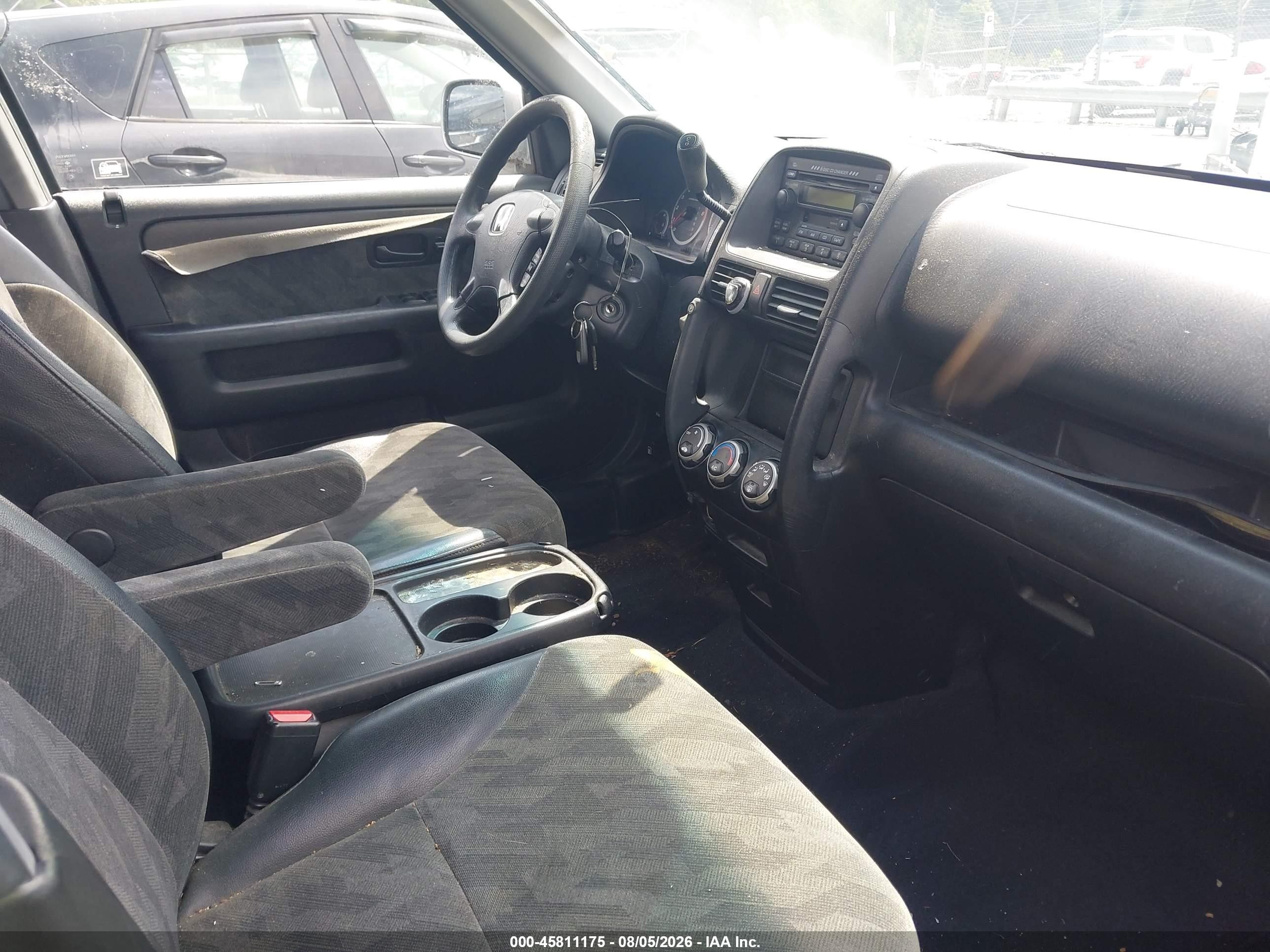 2002 Honda Cr-v Ex Silver vin: JHLRD78832C014834