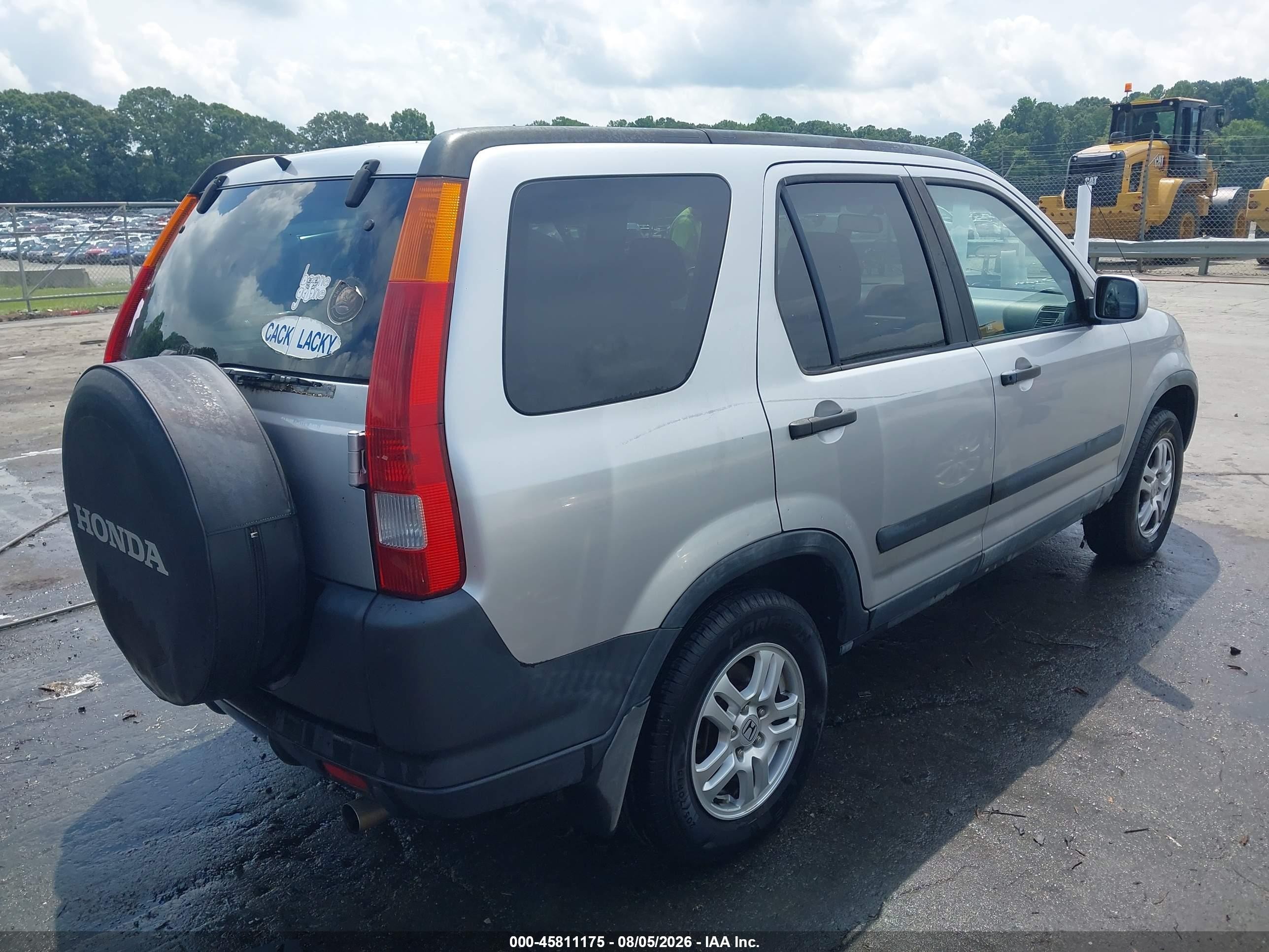 2002 Honda Cr-v Ex Silver vin: JHLRD78832C014834