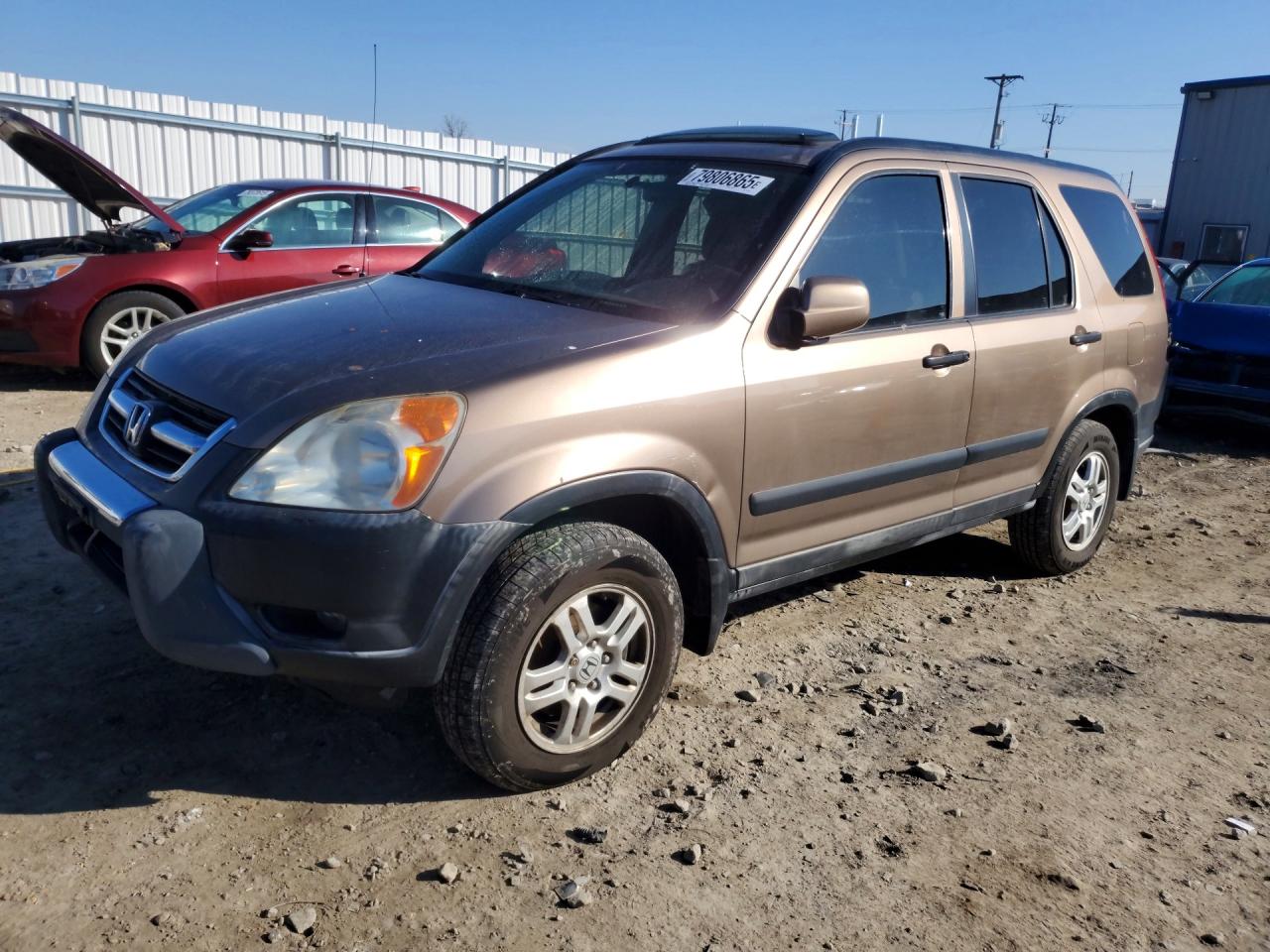 2002 Honda Cr-v Ex Gold vin: JHLRD78832C015952