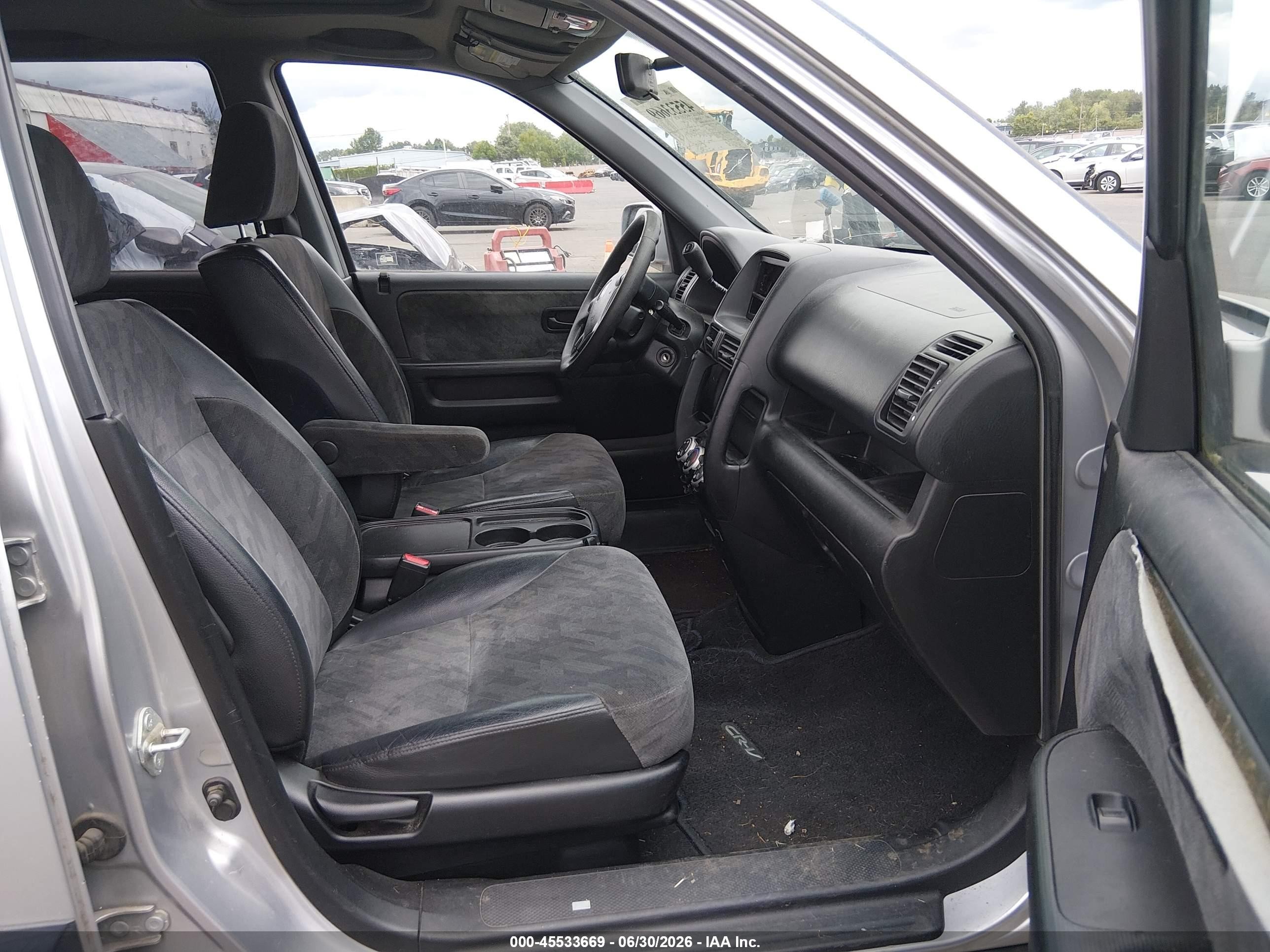 2002 Honda Cr-v Ex Silver vin: JHLRD78832C052807
