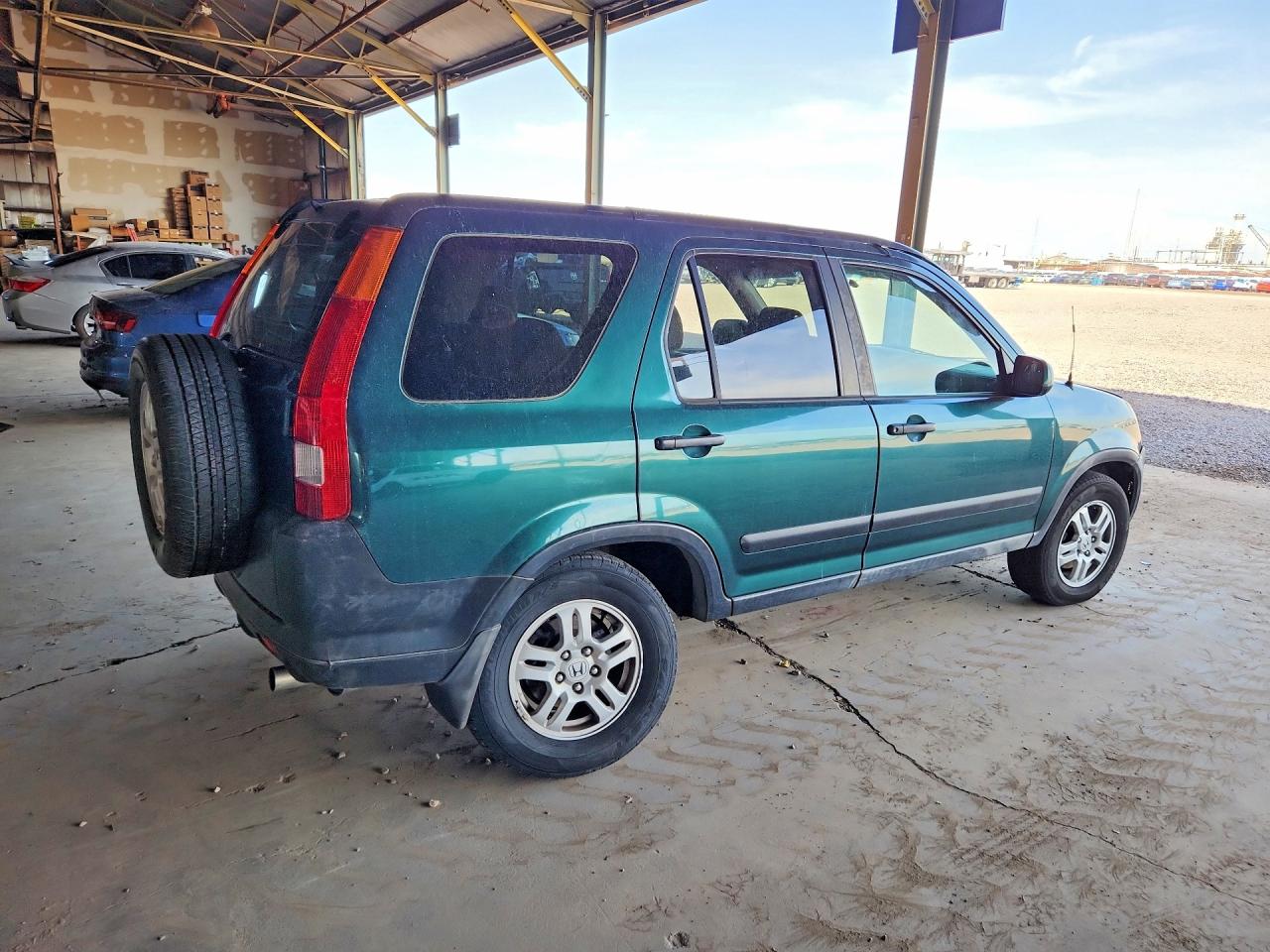 2002 Honda Cr-v Ex Green vin: JHLRD78832C076458