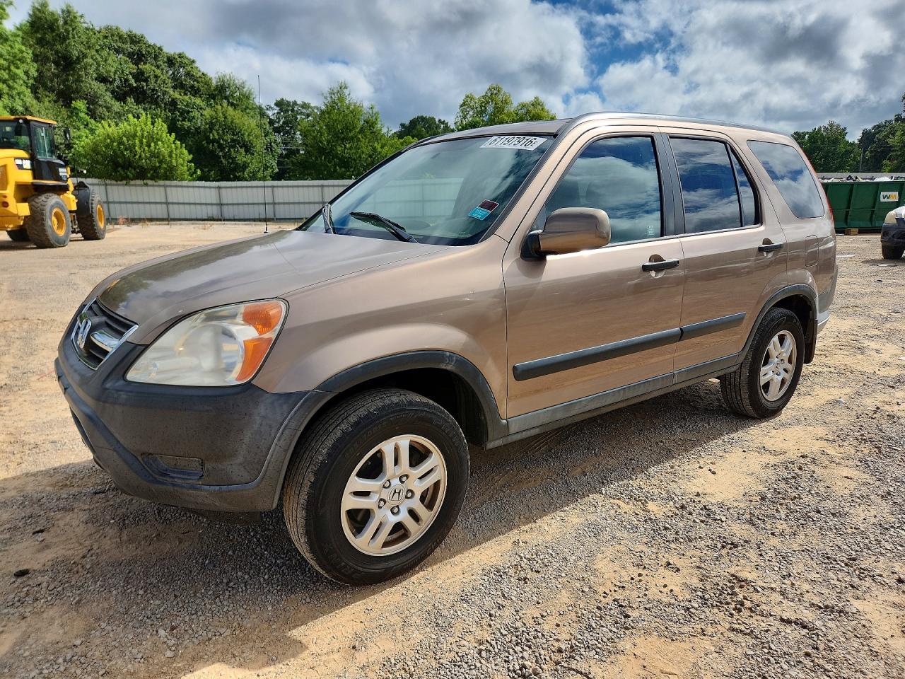 2003 Honda Cr-v Ex Tan vin: JHLRD78833C012079