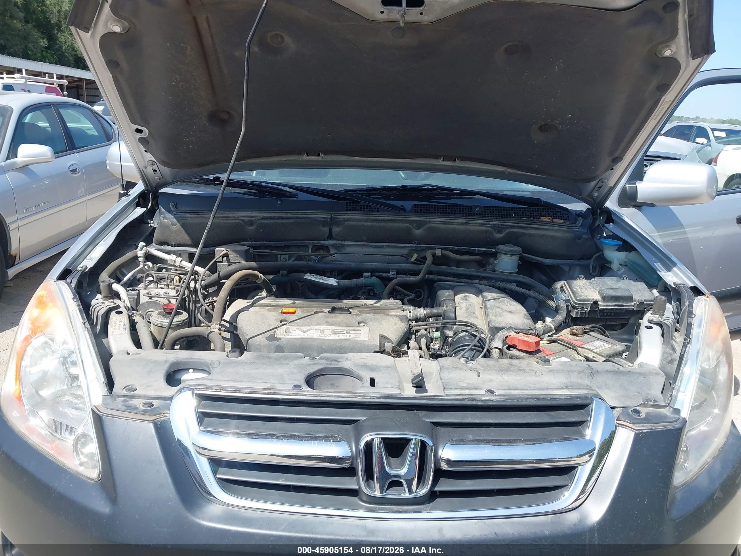 2003 Honda Cr-v Ex Silver vin: JHLRD78833C013670