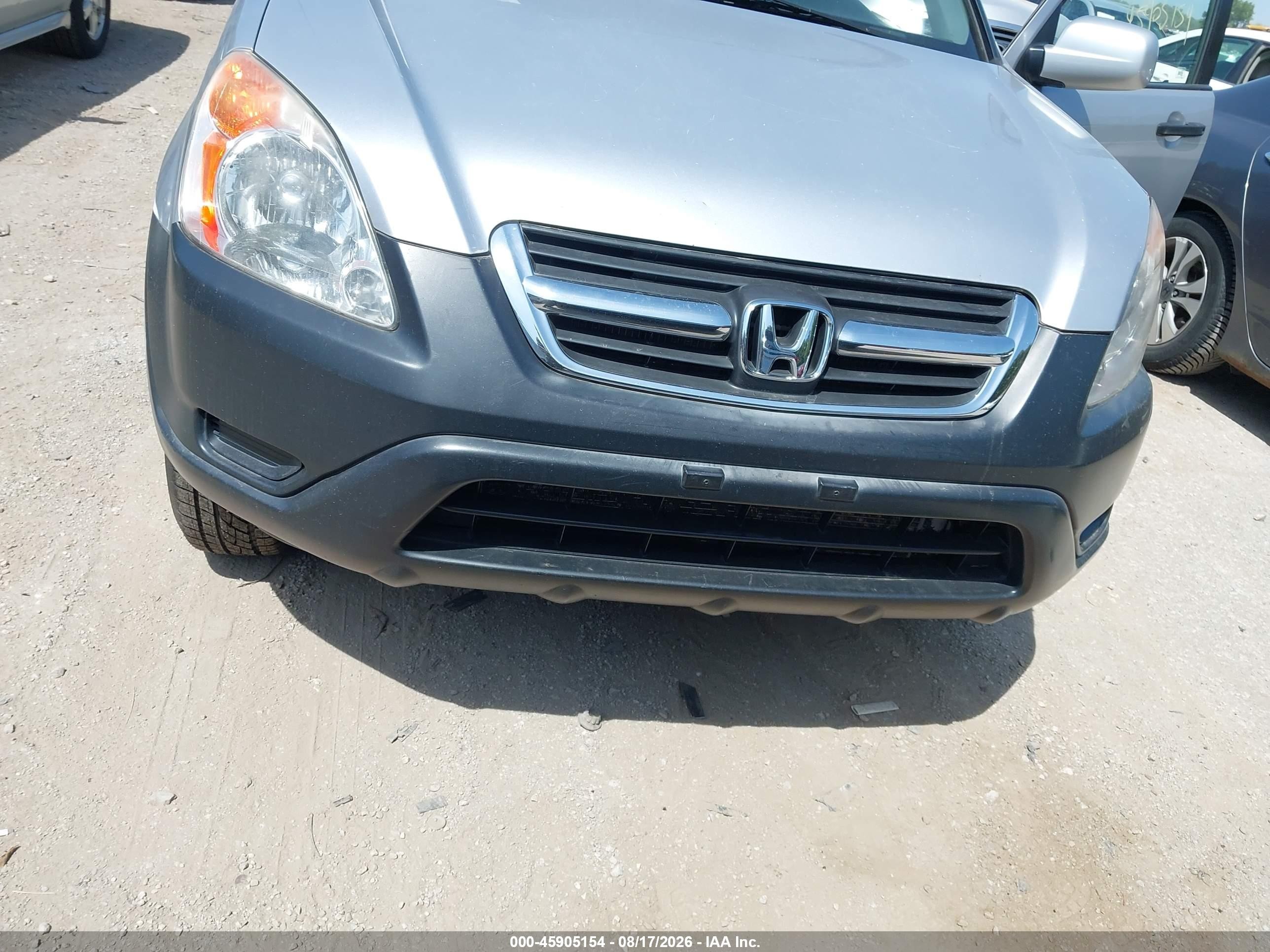 2003 Honda Cr-v Ex Silver vin: JHLRD78833C013670