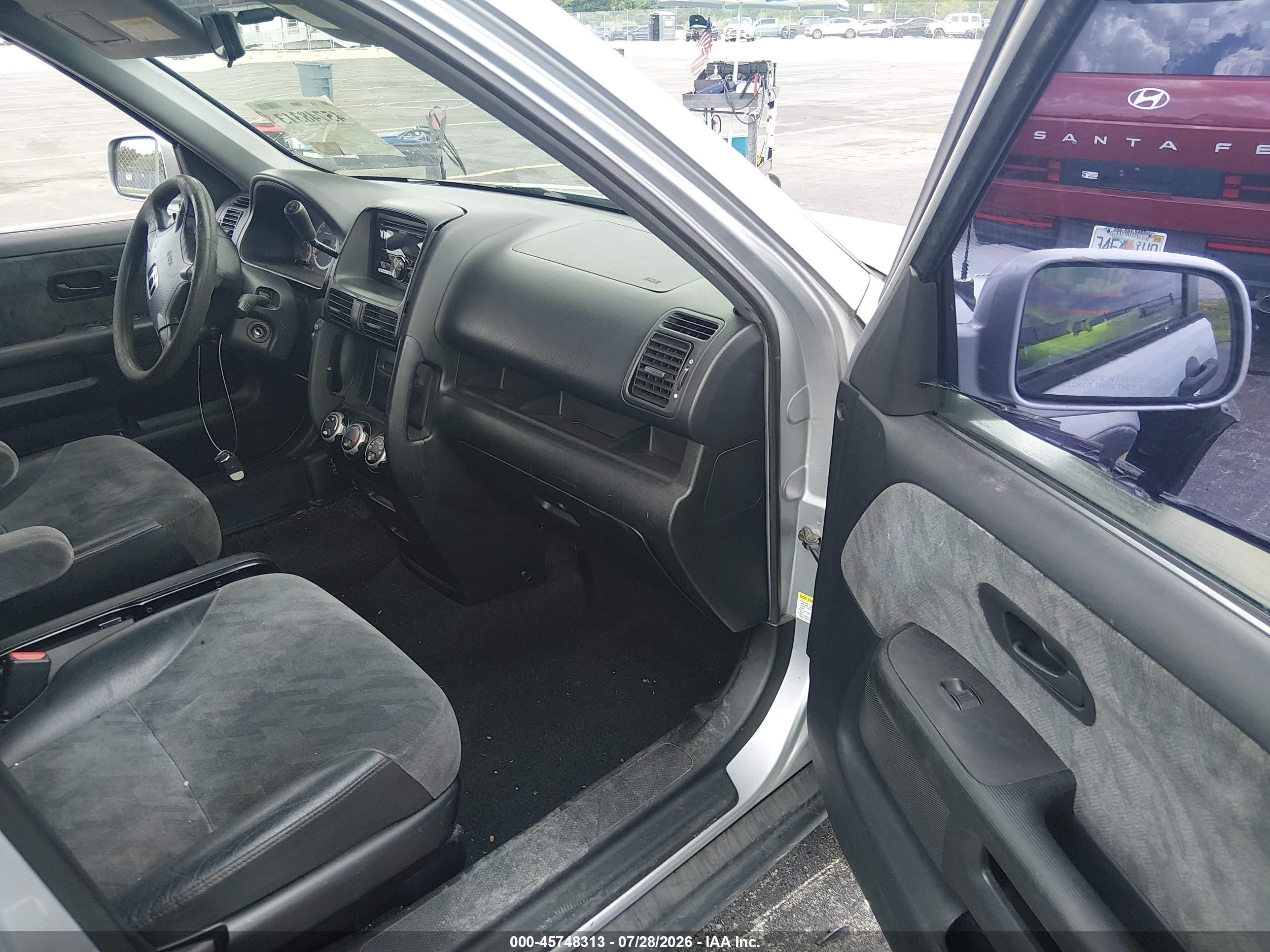 2003 Honda Cr-v Ex Silver vin: JHLRD78833C024779