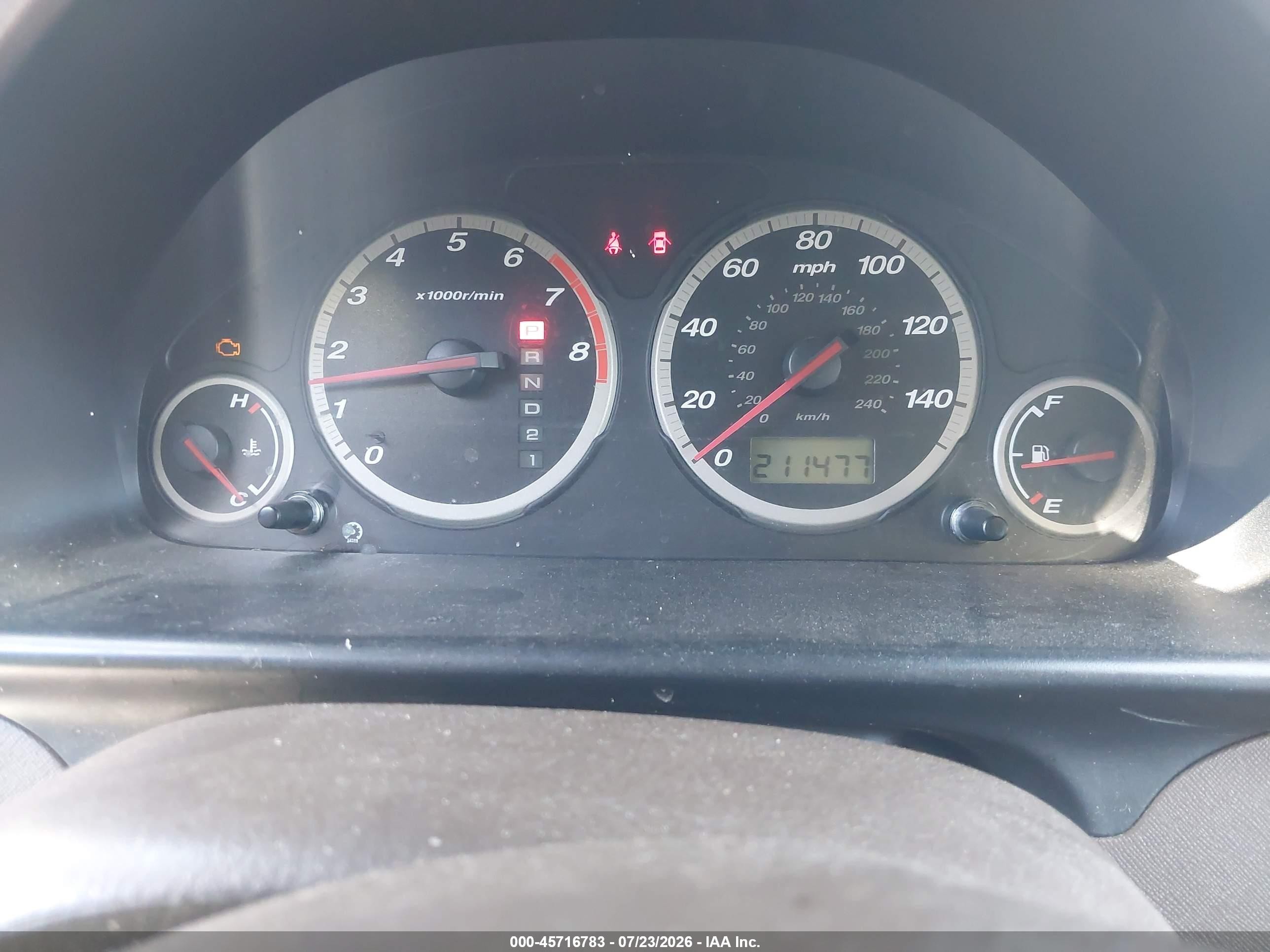 2003 Honda Cr-v Ex Maroon vin: JHLRD78833C032882
