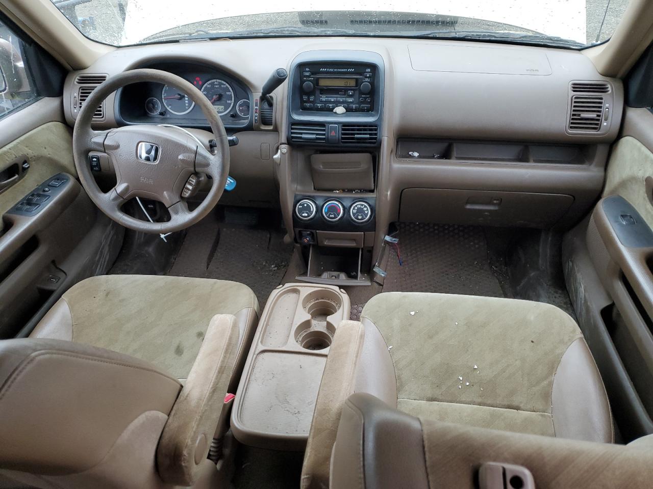 2003 Honda Cr-v Ex Tan vin: JHLRD78833C035068