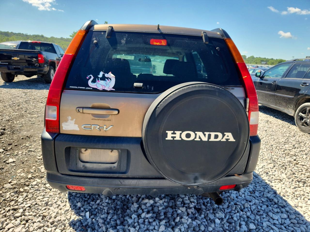 2004 Honda Cr-v Ex Brown vin: JHLRD78834C015744