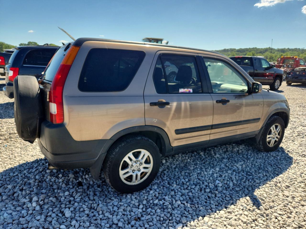2004 Honda Cr-v Ex Brown vin: JHLRD78834C015744