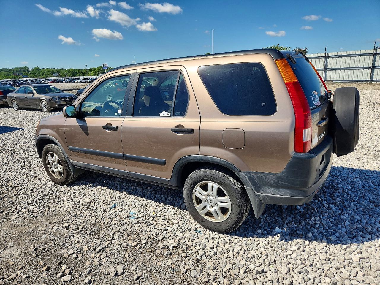 2004 Honda Cr-v Ex Brown vin: JHLRD78834C015744