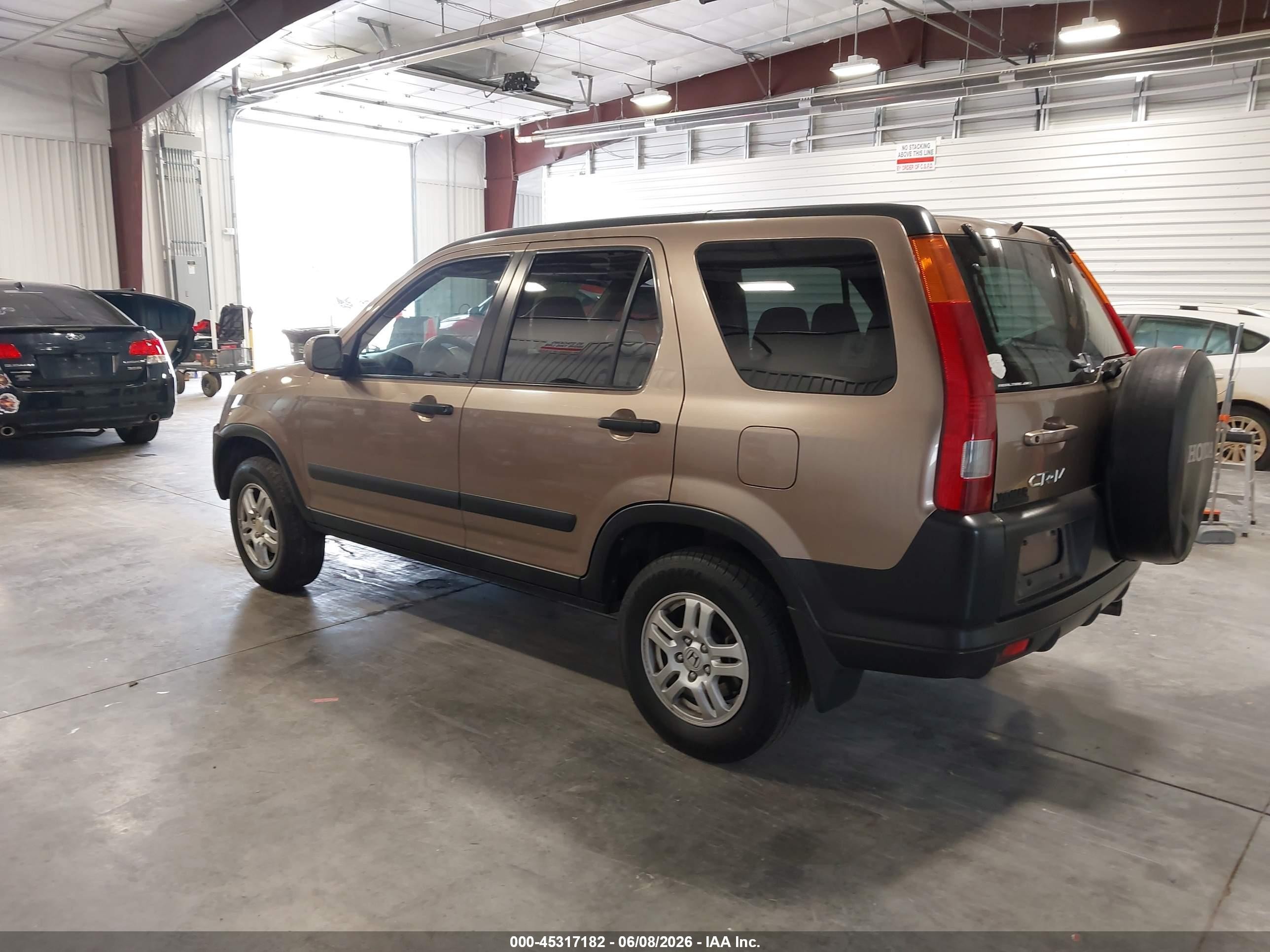 2004 Honda Cr-v Ex Brown vin: JHLRD78834C041857