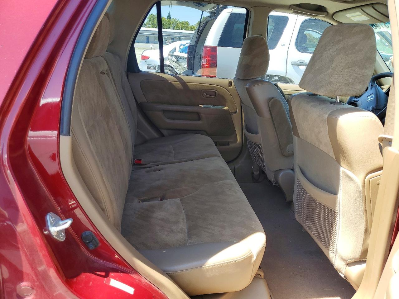 2004 Honda Cr-v Ex Burgundy vin: JHLRD78834C059792