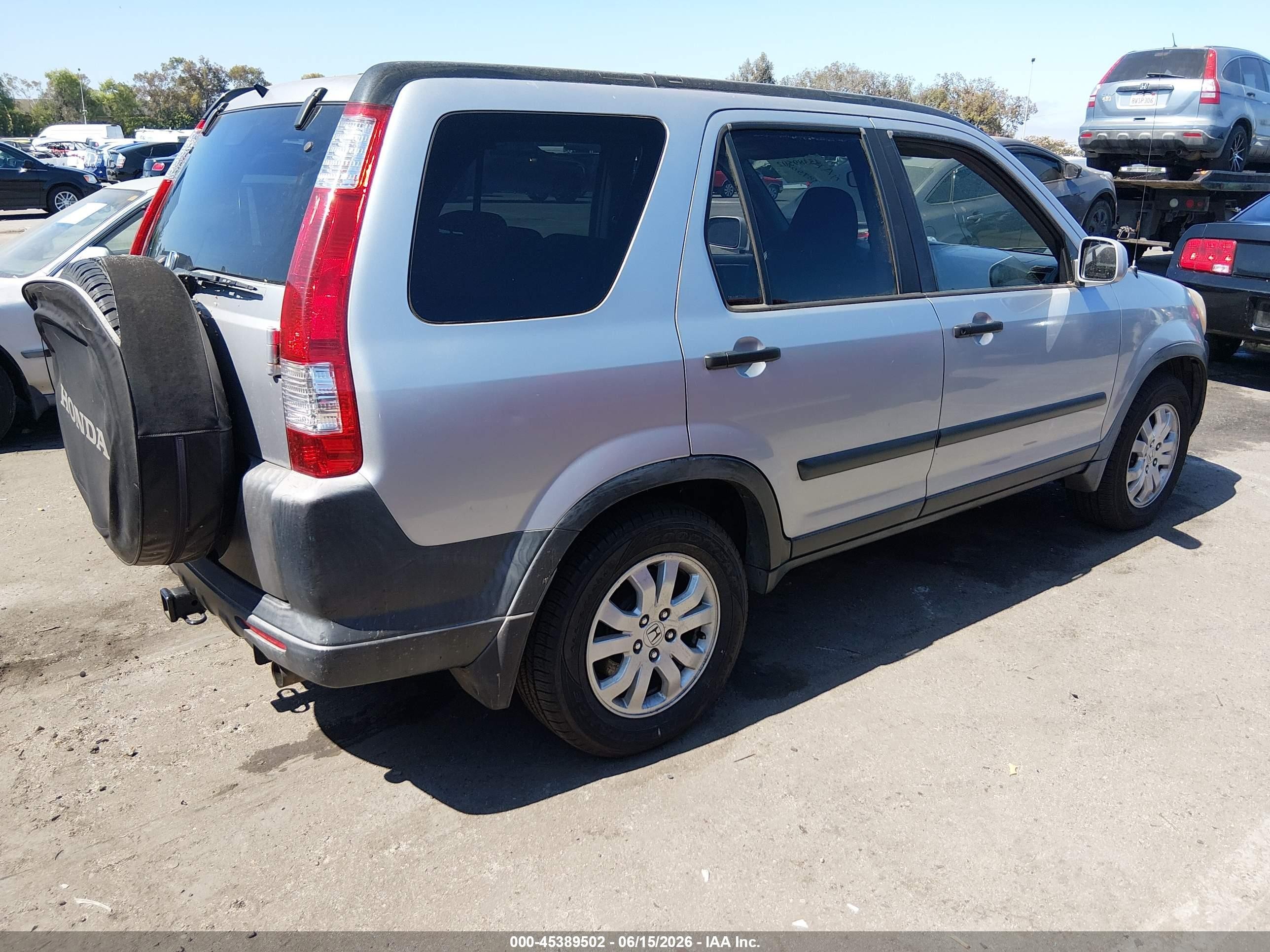 2005 Honda Cr-v Ex Silver vin: JHLRD78835C010352