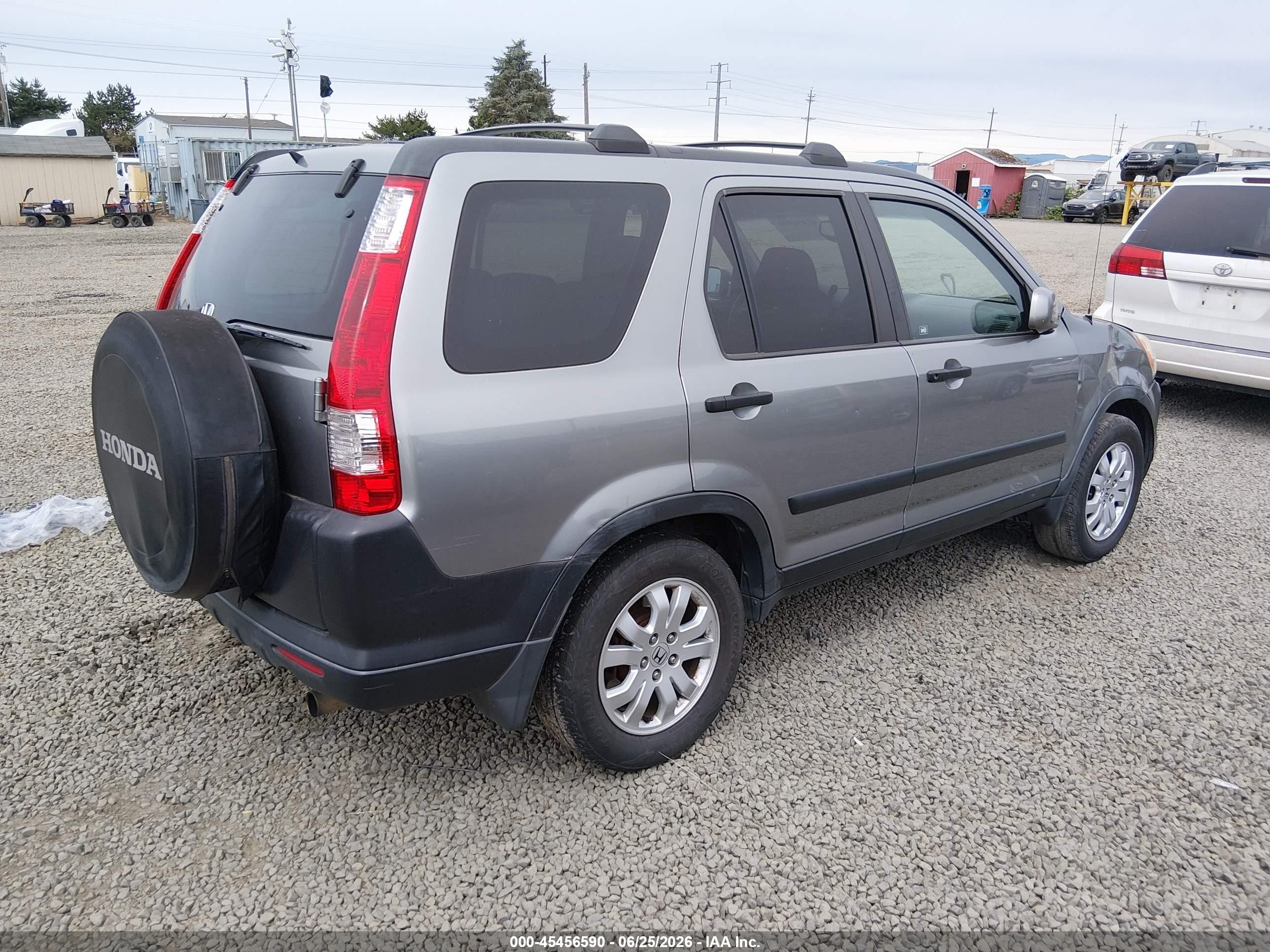 2006 Honda Cr-v Ex Green vin: JHLRD78836C011499