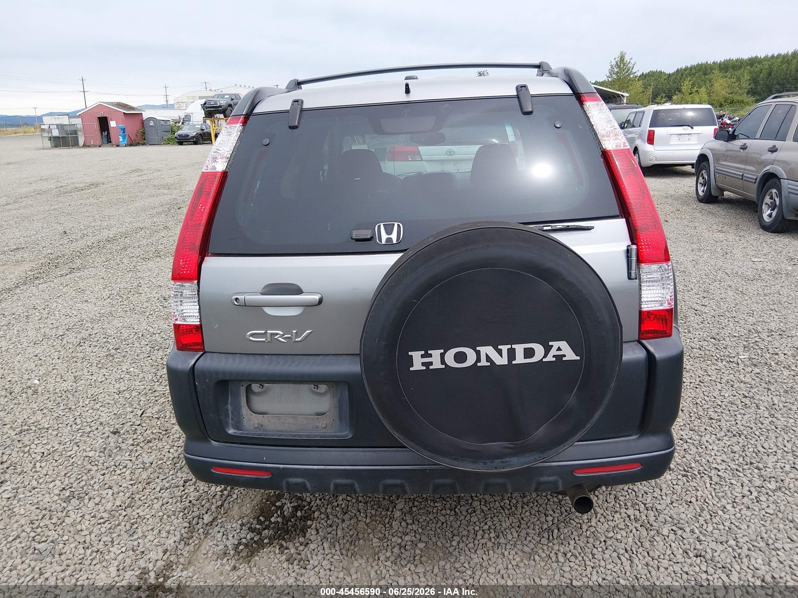 2006 Honda Cr-v Ex Green vin: JHLRD78836C011499