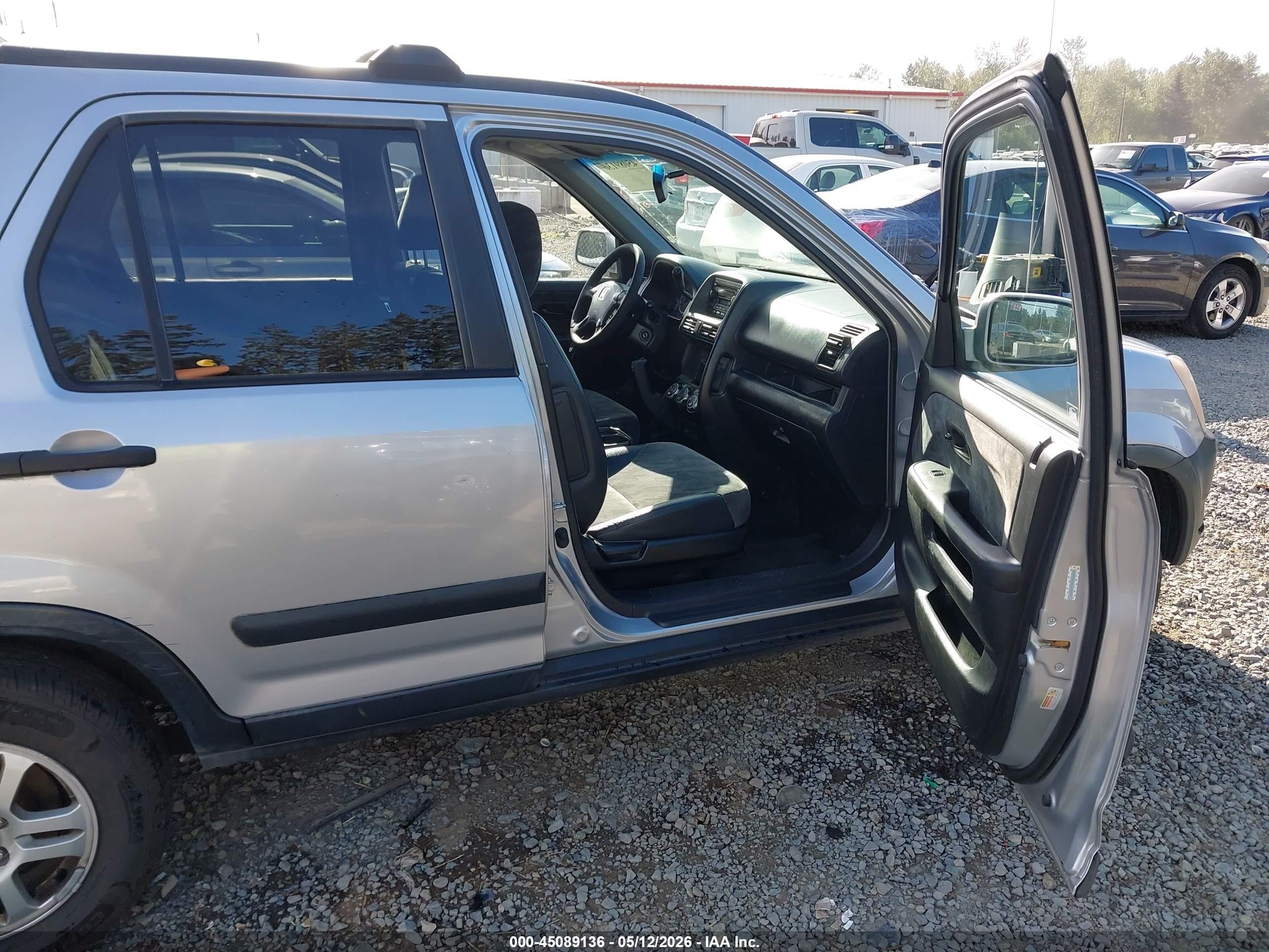 2004 Honda Cr-v Ex Gray vin: JHLRD78844C002775