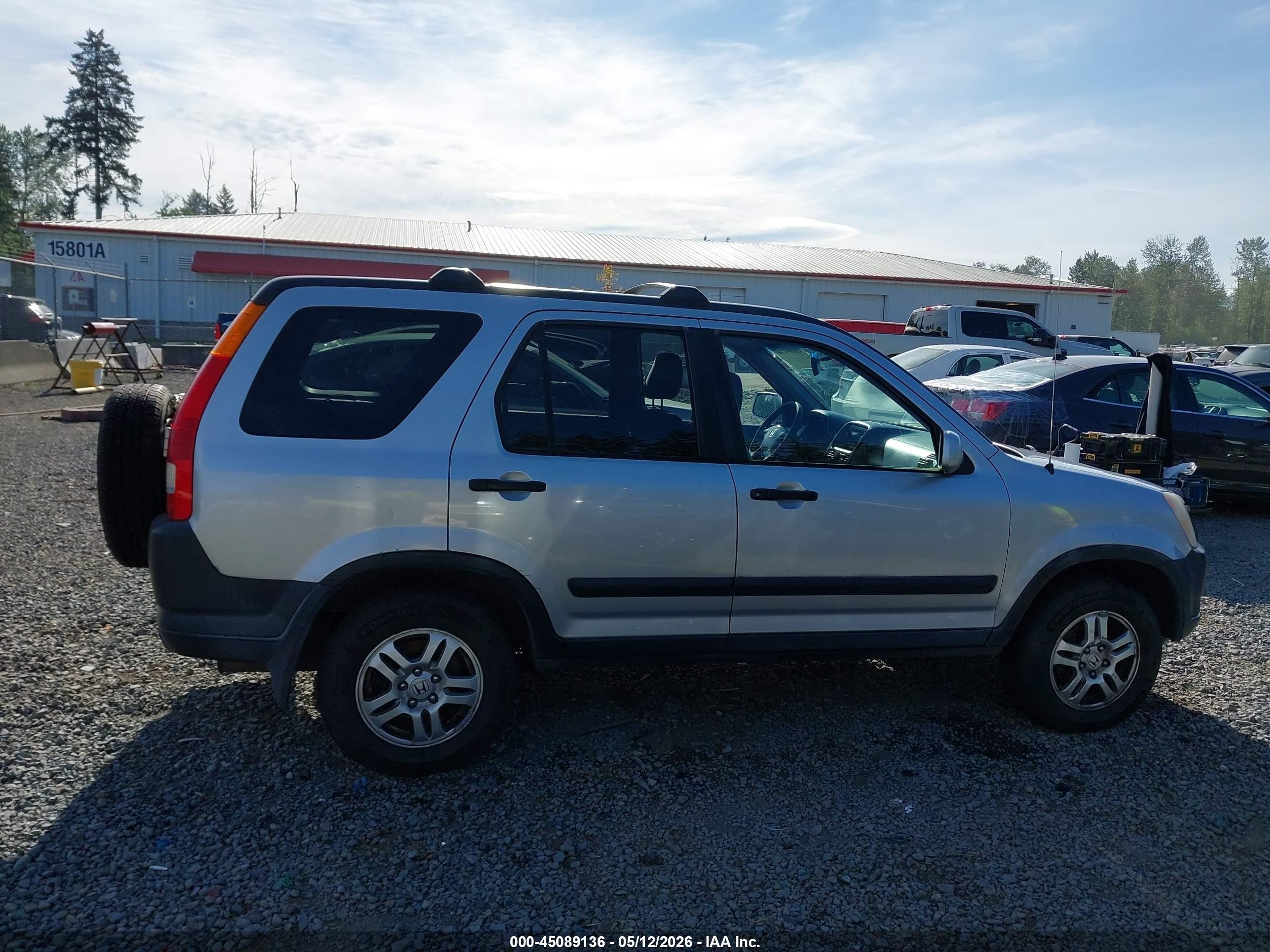 2004 Honda Cr-v Ex Gray vin: JHLRD78844C002775