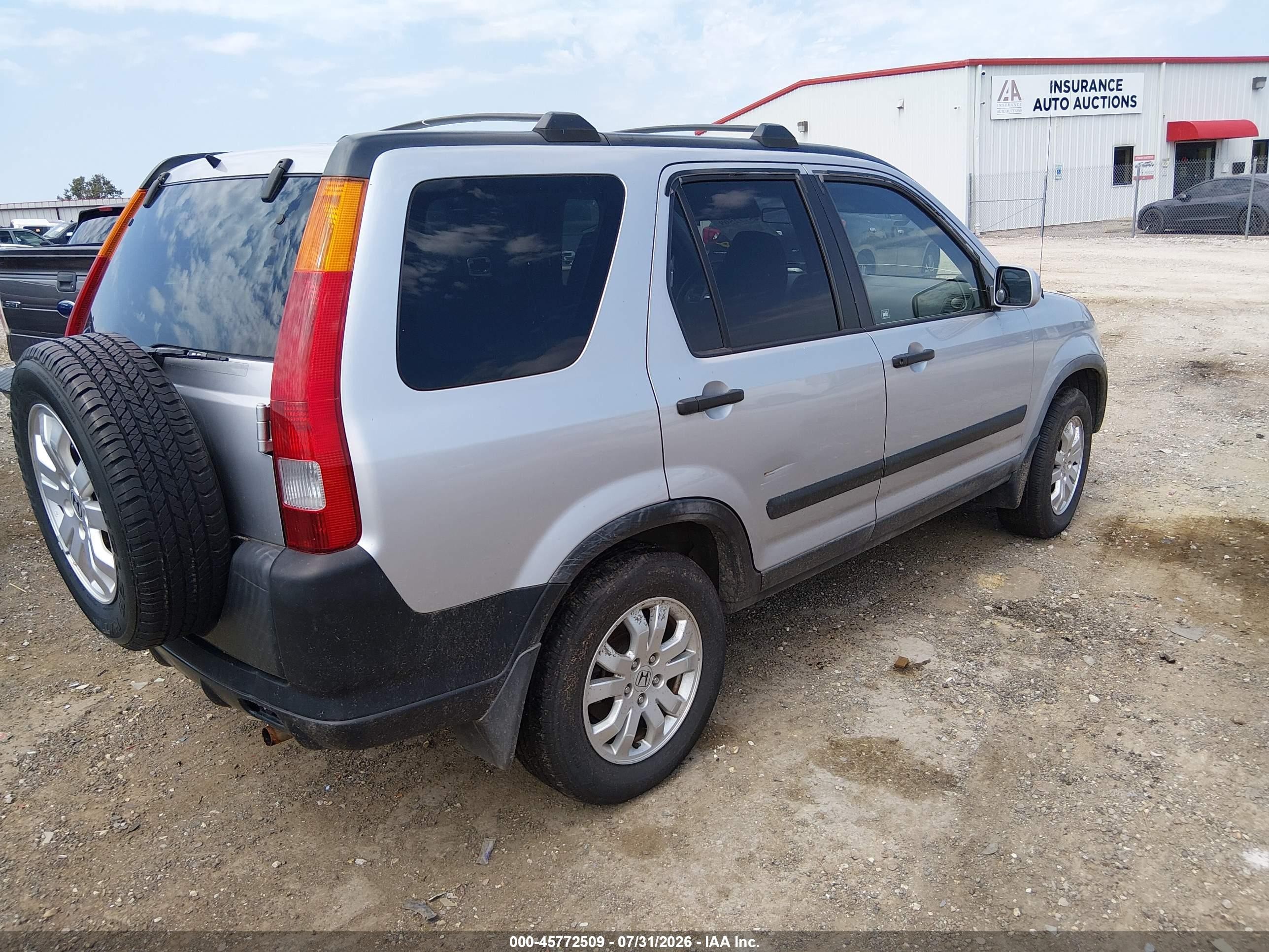 2004 Honda Cr-v Ex Silver vin: JHLRD78844C010309