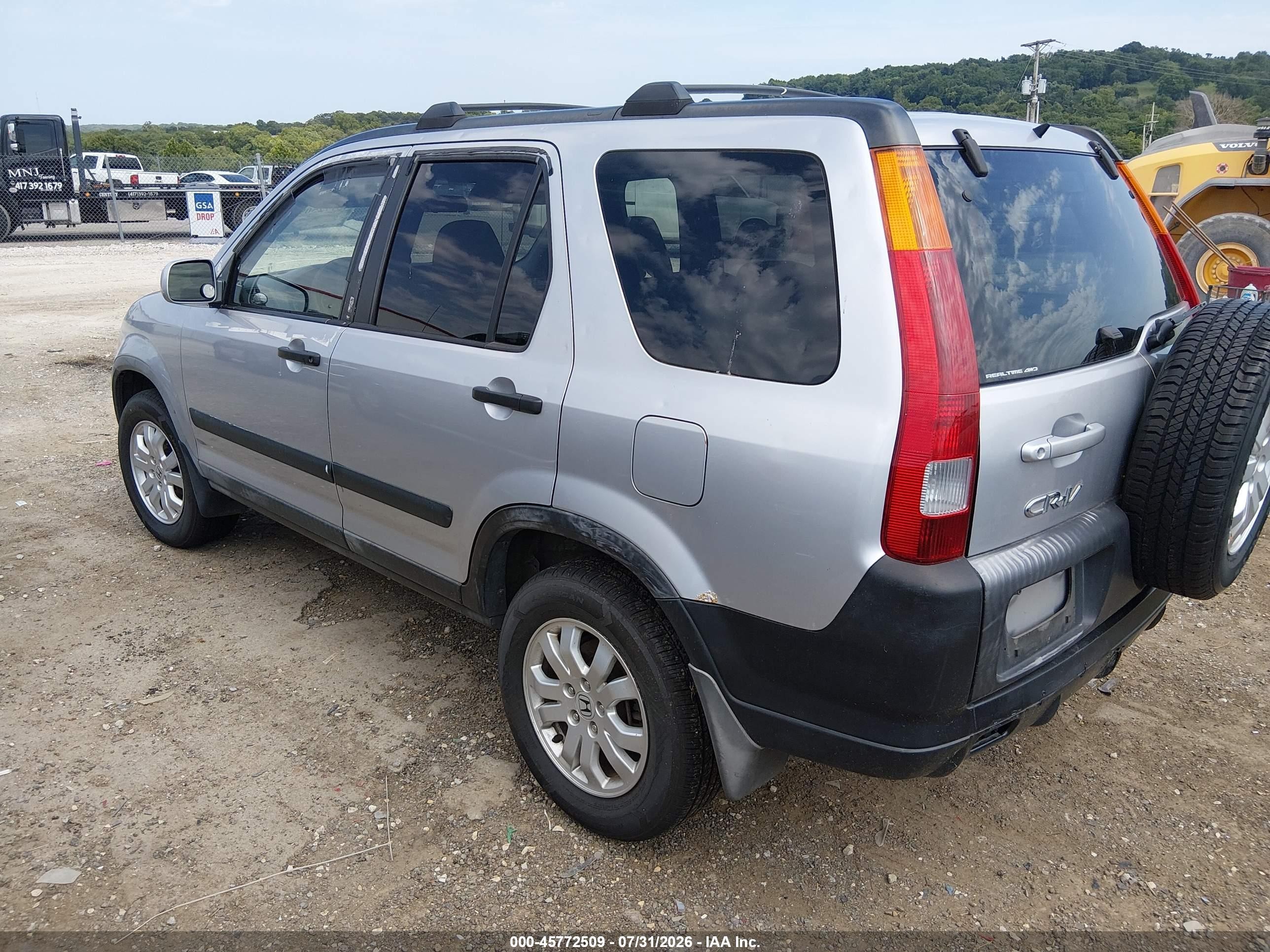 2004 Honda Cr-v Ex Silver vin: JHLRD78844C010309