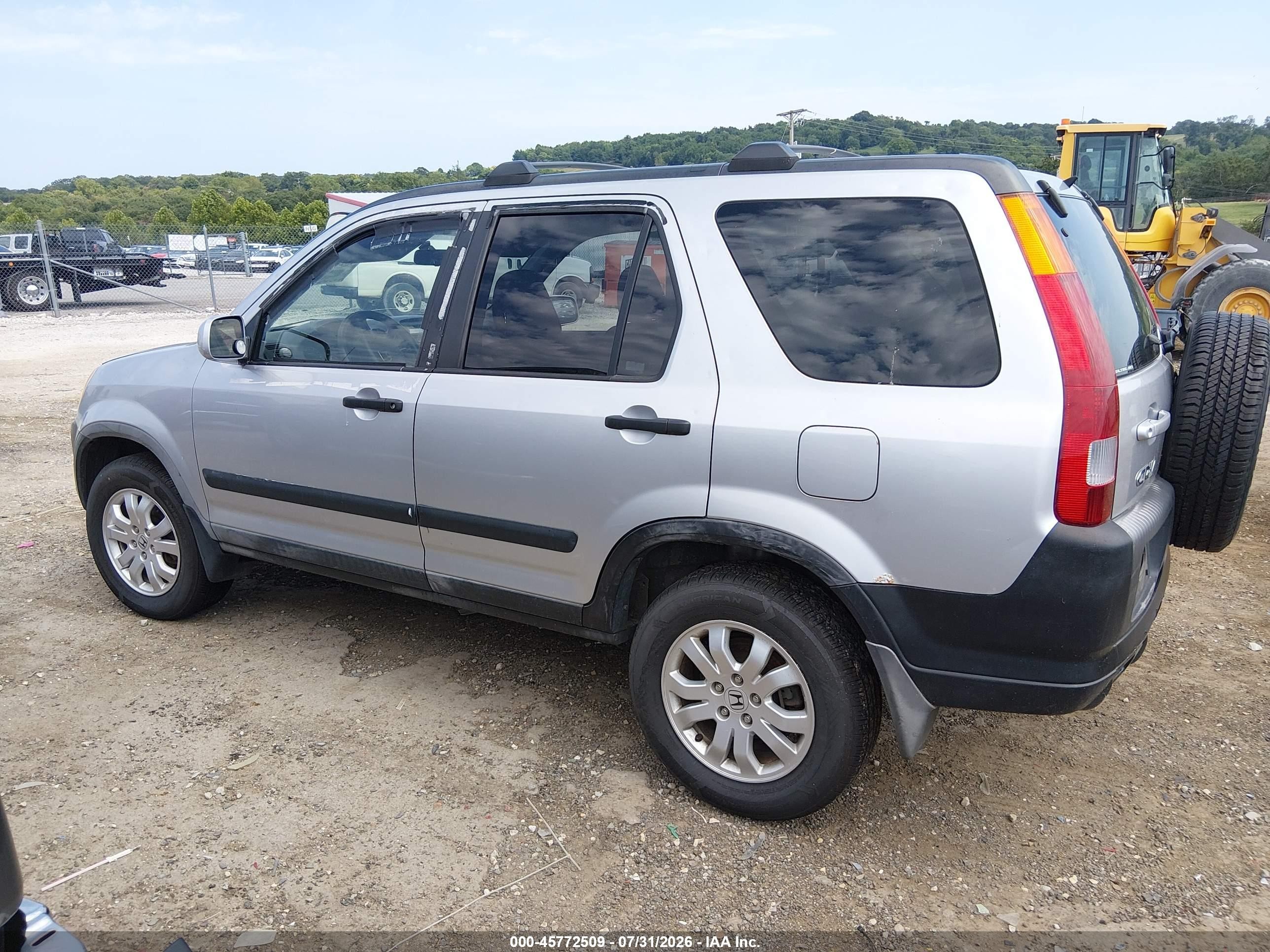 2004 Honda Cr-v Ex Silver vin: JHLRD78844C010309
