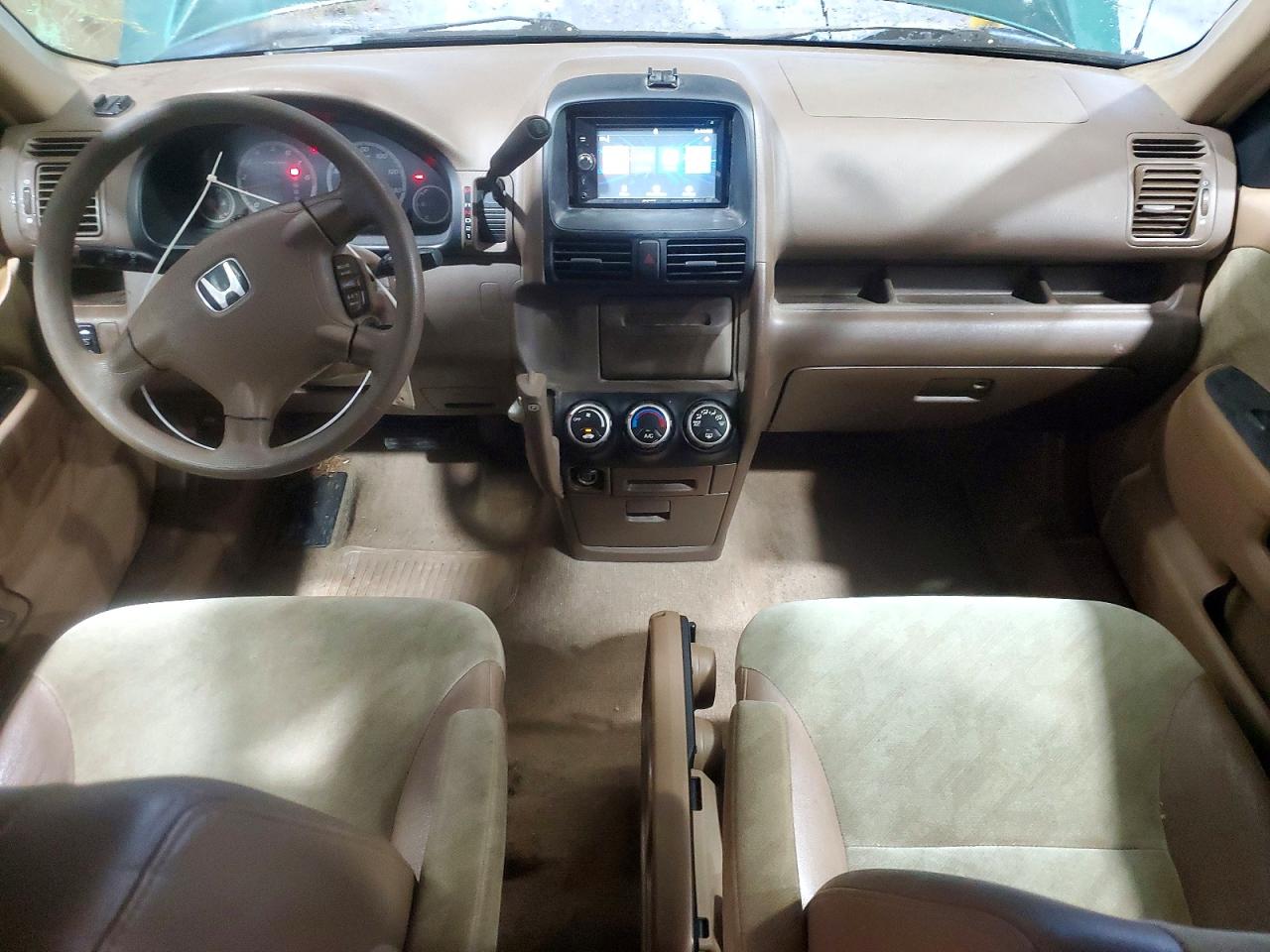 2004 Honda Cr-v Ex Green vin: JHLRD78844C027367