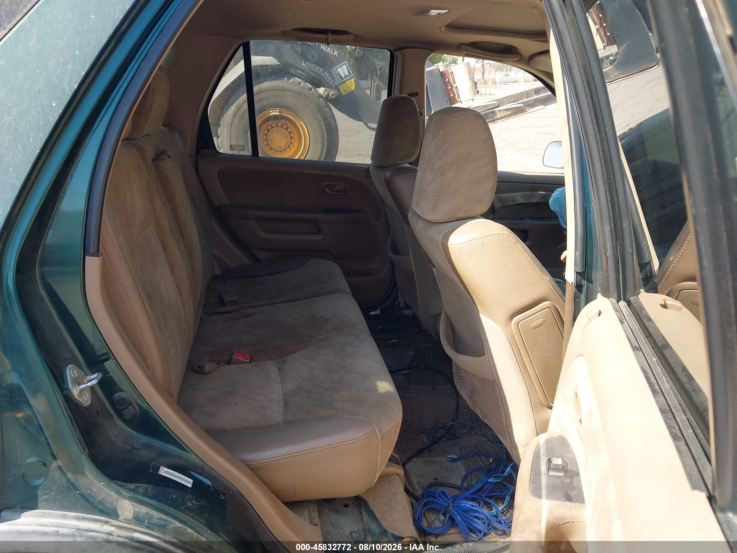 2004 Honda Cr-v Ex Green vin: JHLRD78844C031158