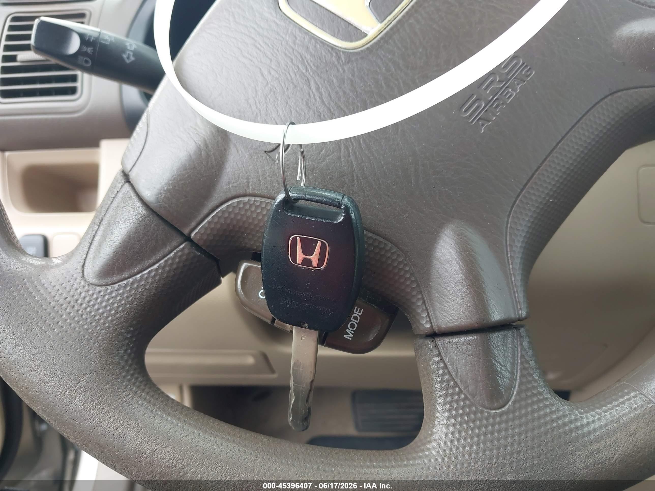 2005 Honda Cr-v Ex Champagne vin: JHLRD78845C010005