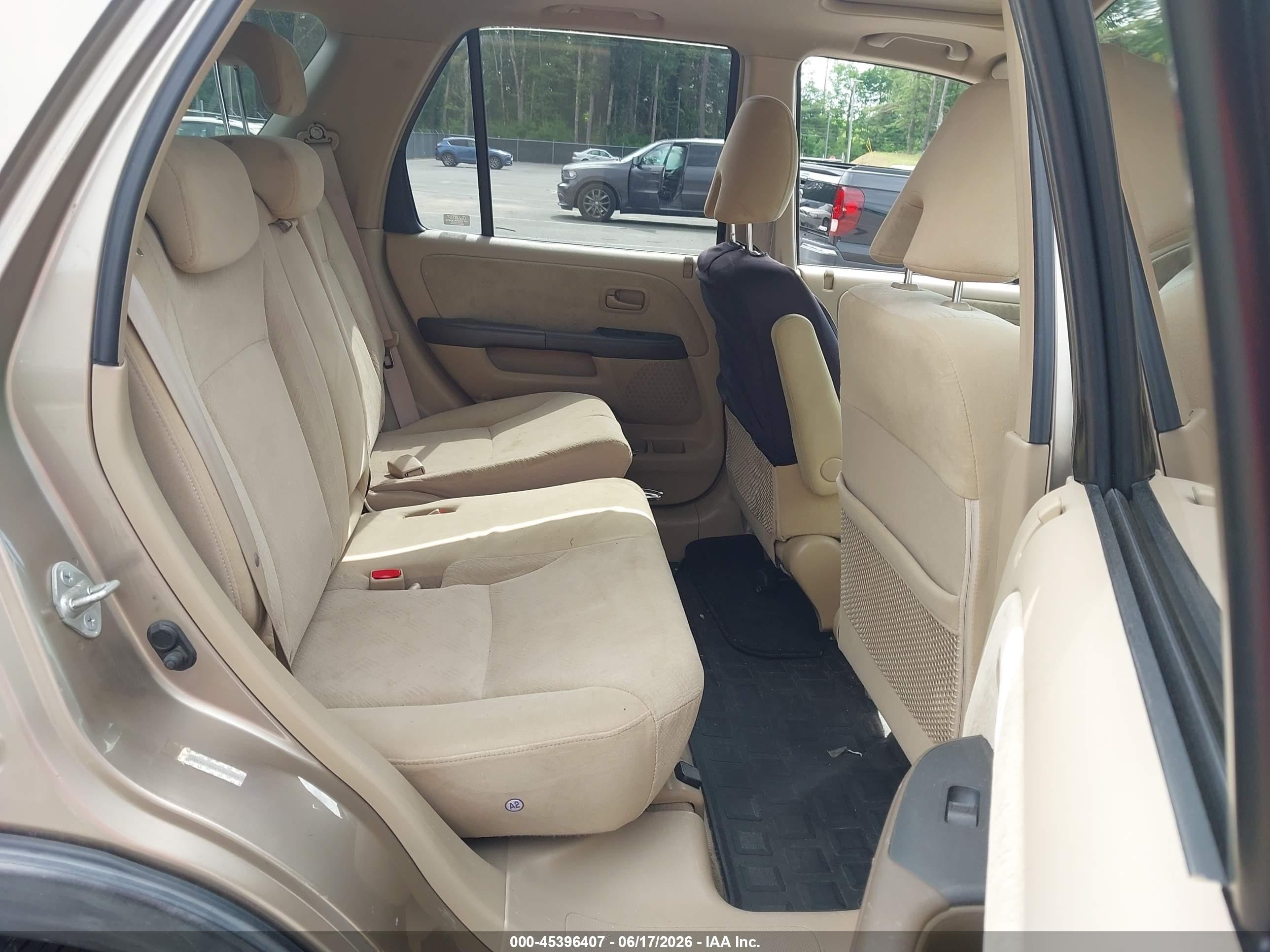 2005 Honda Cr-v Ex Champagne vin: JHLRD78845C010005
