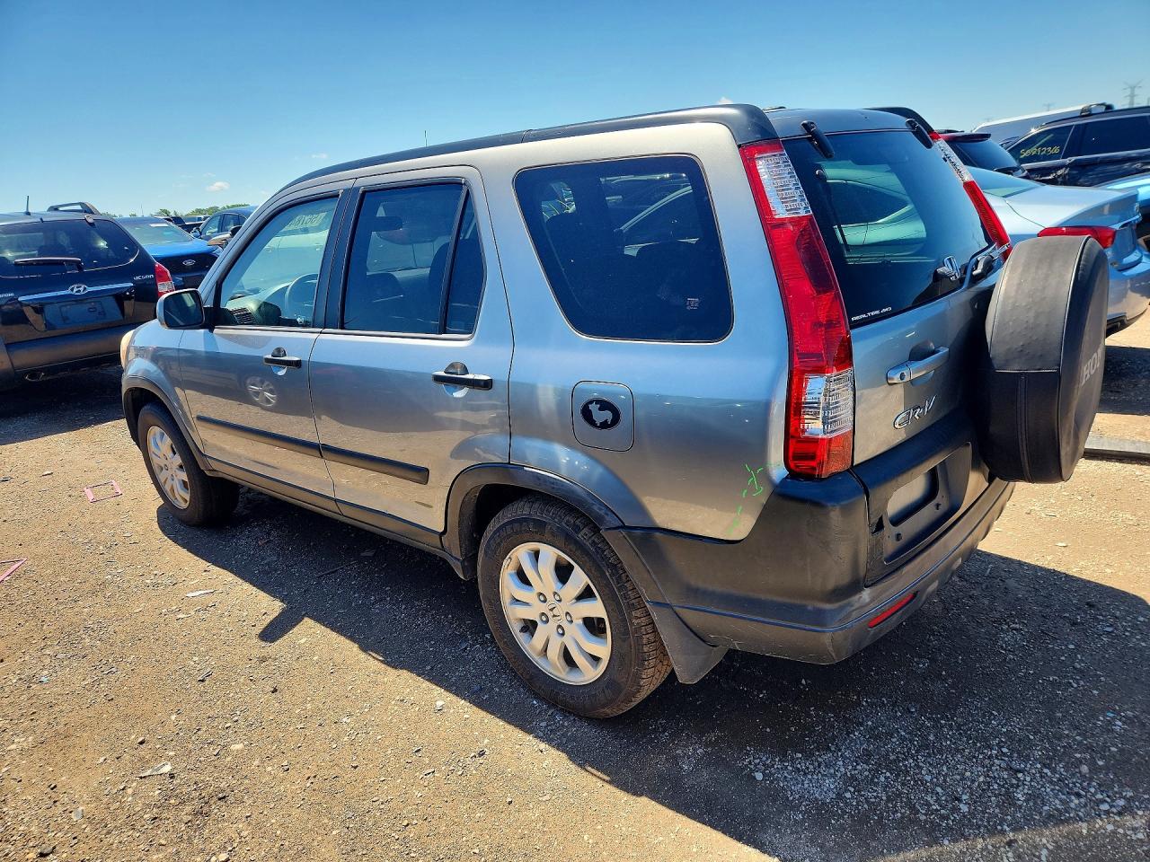 2005 Honda Cr-v Ex Gray vin: JHLRD78845C051069