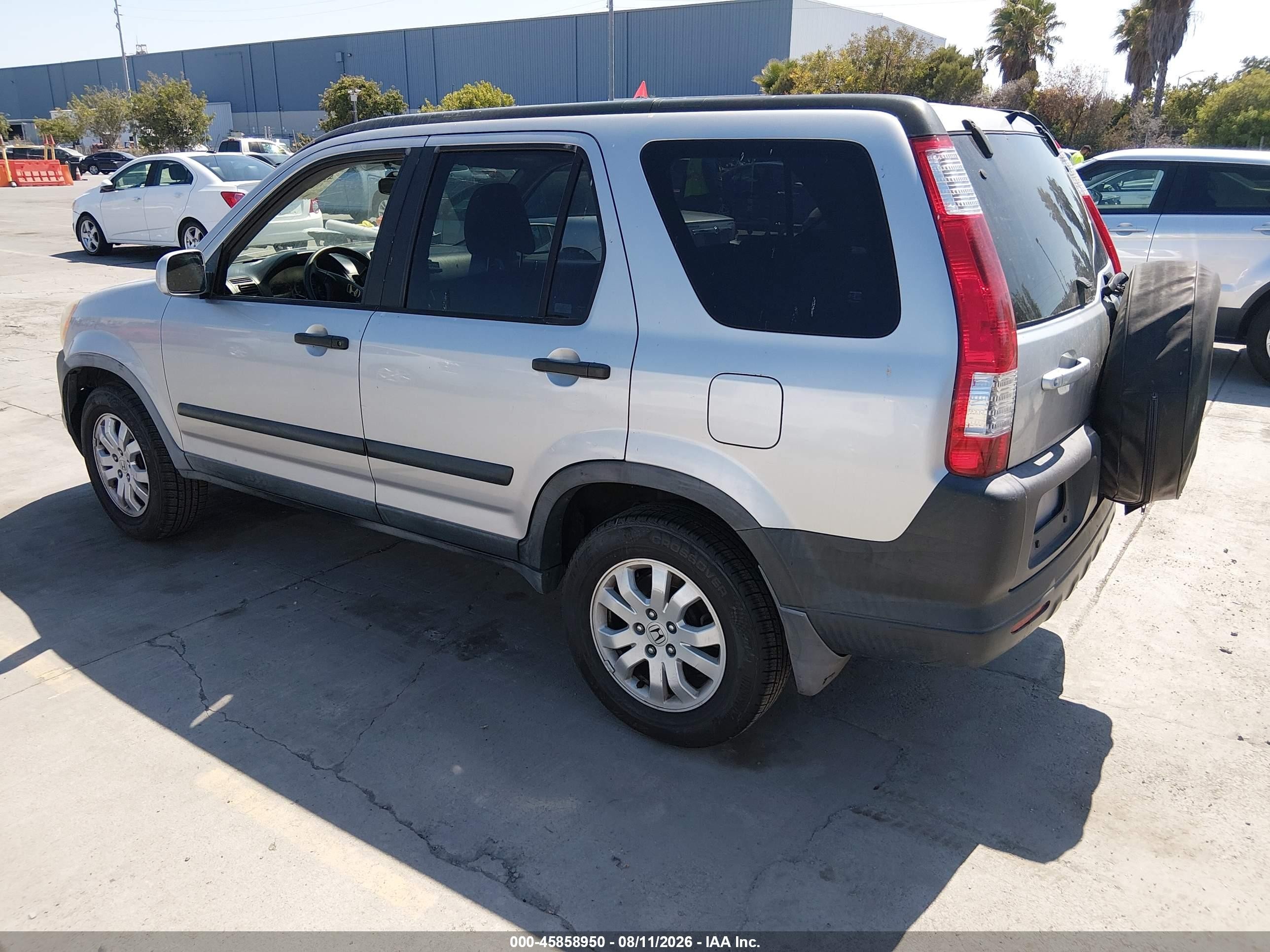2005 Honda Cr-v Ex Silver vin: JHLRD78845C060046