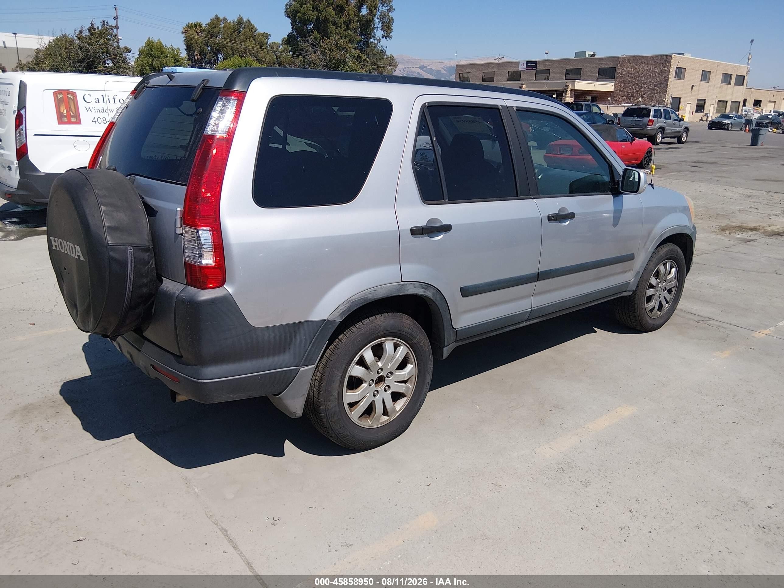 2005 Honda Cr-v Ex Silver vin: JHLRD78845C060046