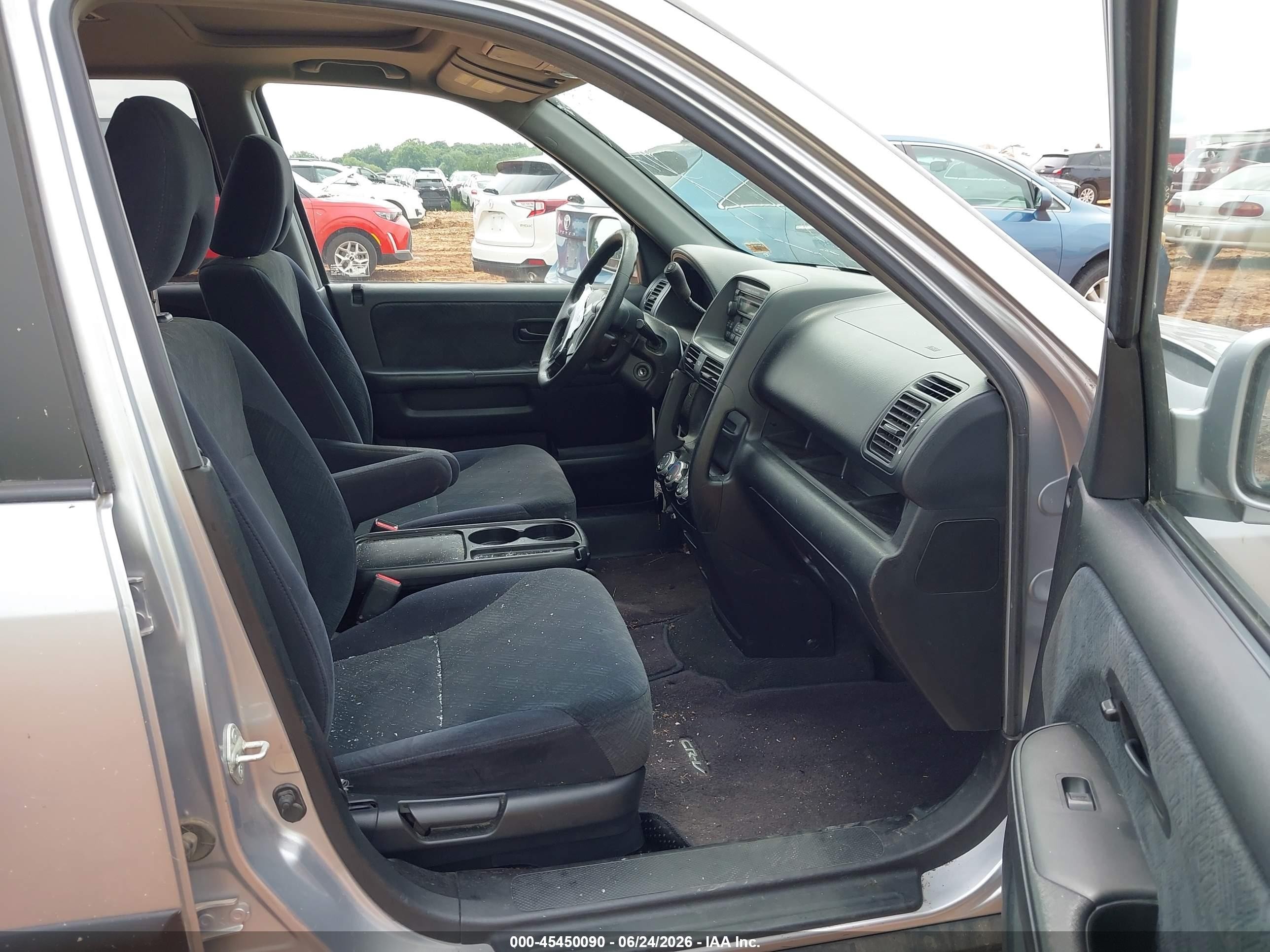 2005 Honda Cr-v Ex Silver vin: JHLRD78845C060564