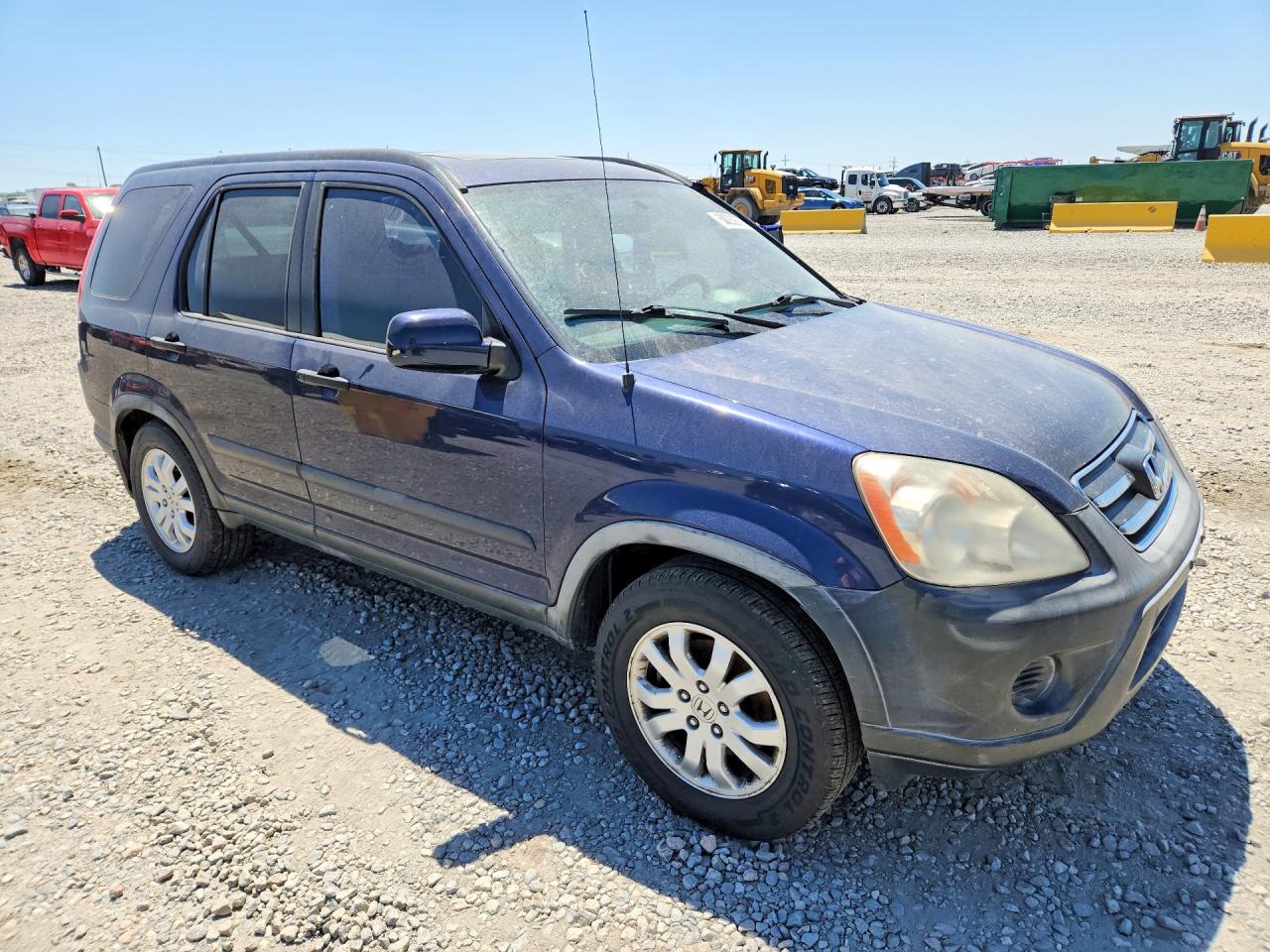 2006 Honda Cr-v Ex Blue vin: JHLRD78846C013973