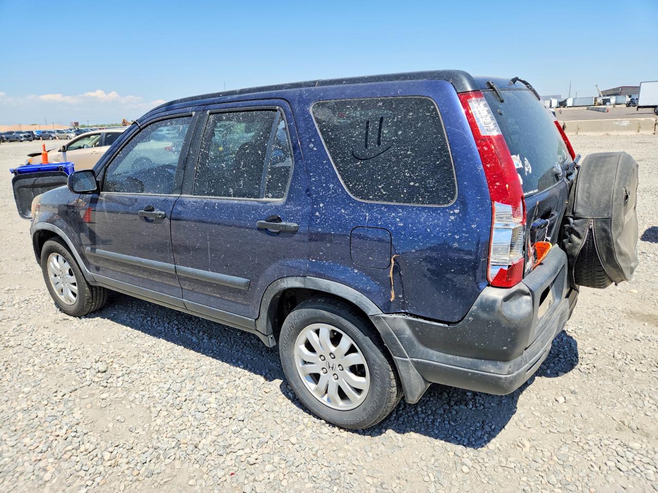2006 Honda Cr-v Ex Blue vin: JHLRD78846C013973