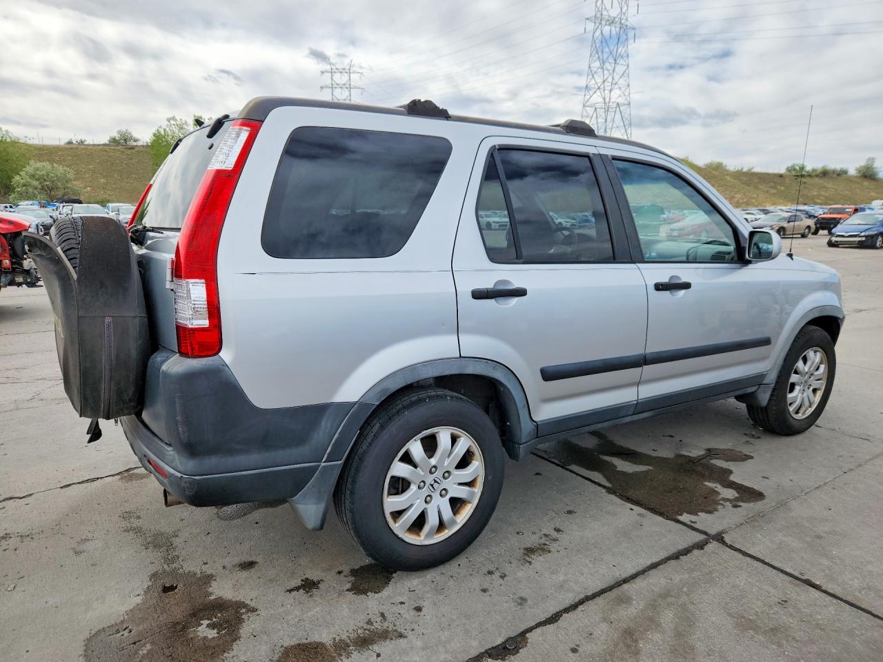 2006 Honda Cr-v Ex Silver vin: JHLRD78846C033852