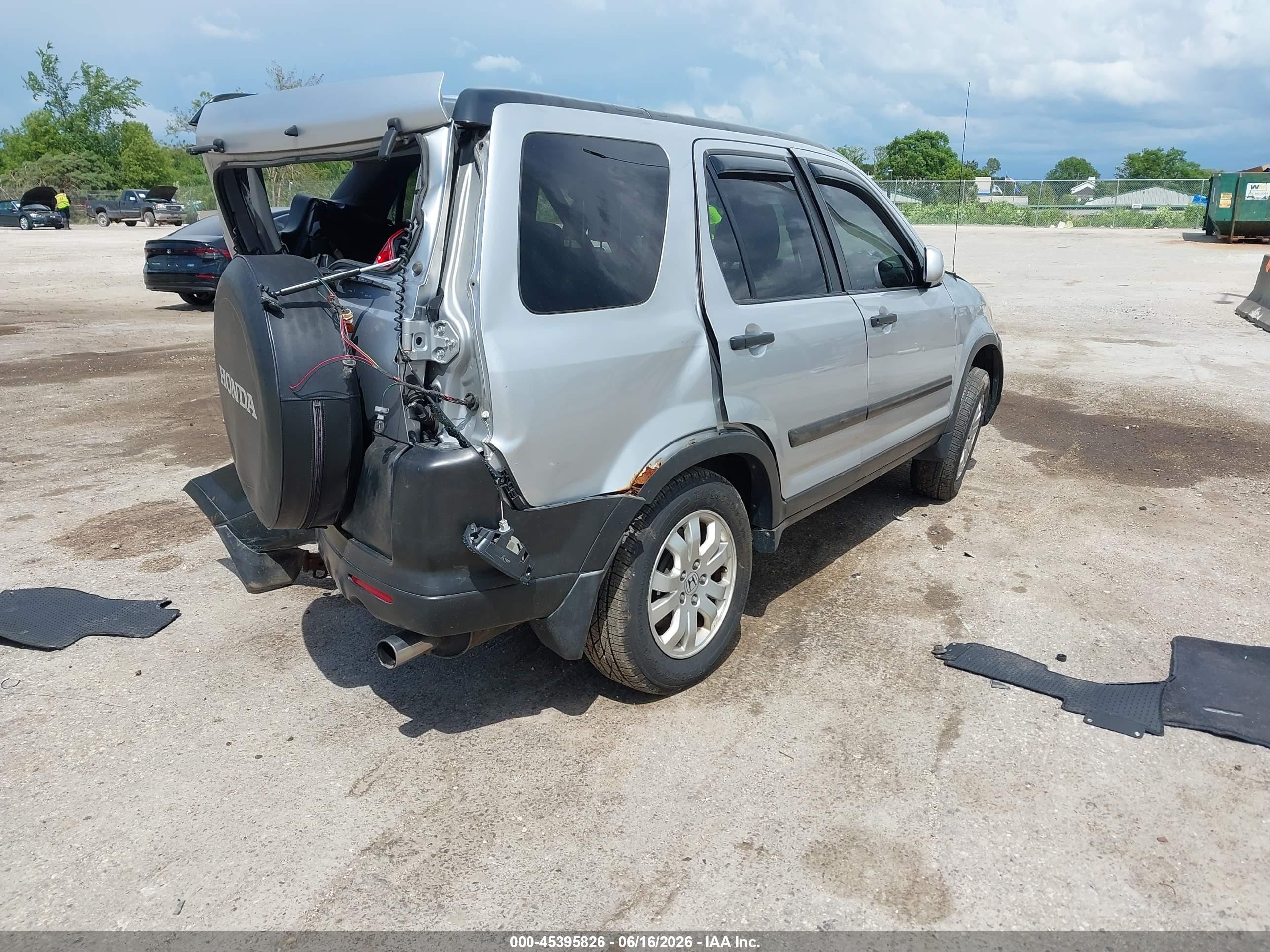 2006 Honda Cr-v Ex Серебряный vin: JHLRD78846C040591