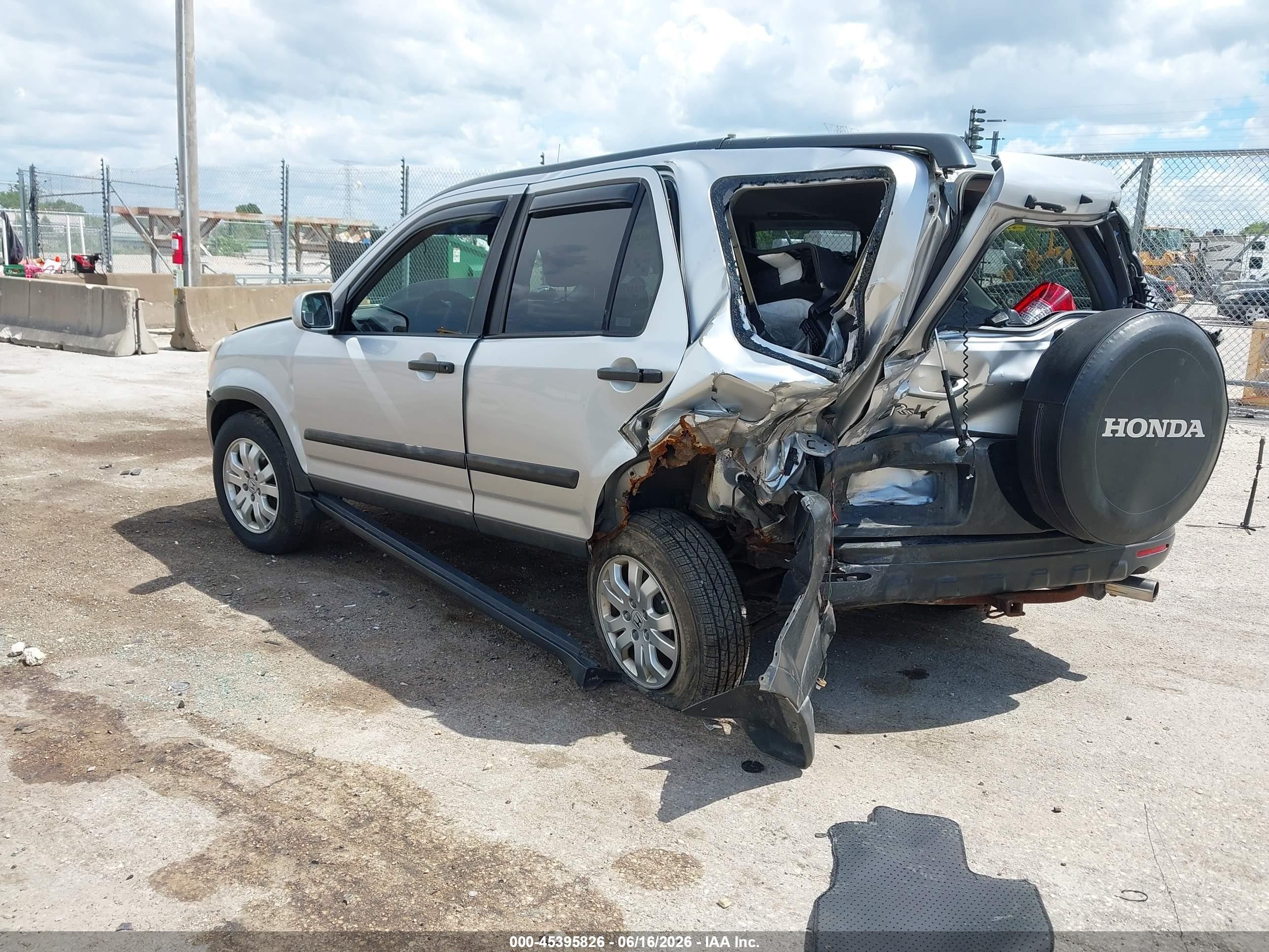 2006 Honda Cr-v Ex Серебряный vin: JHLRD78846C040591