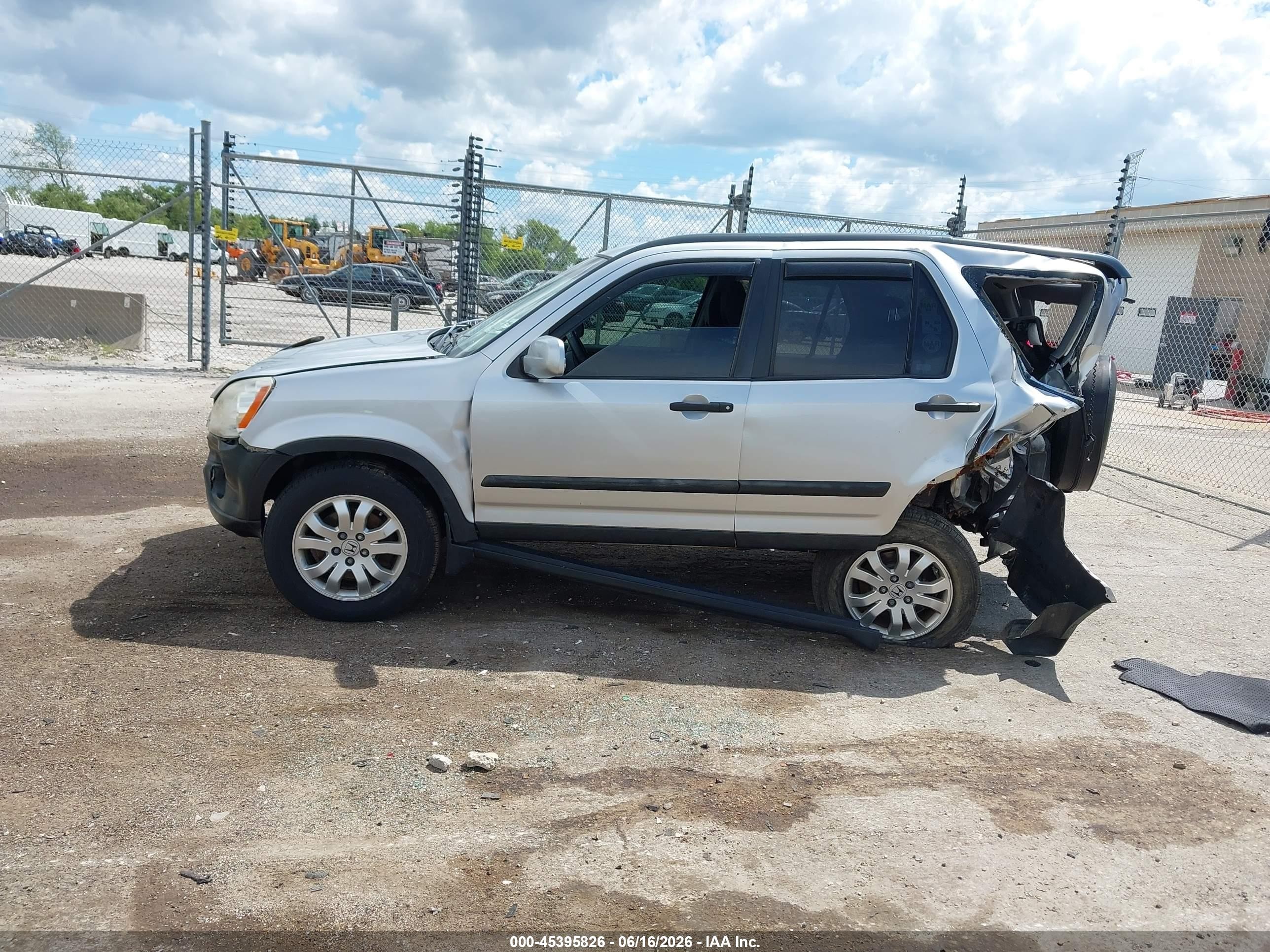 2006 Honda Cr-v Ex Серебряный vin: JHLRD78846C040591
