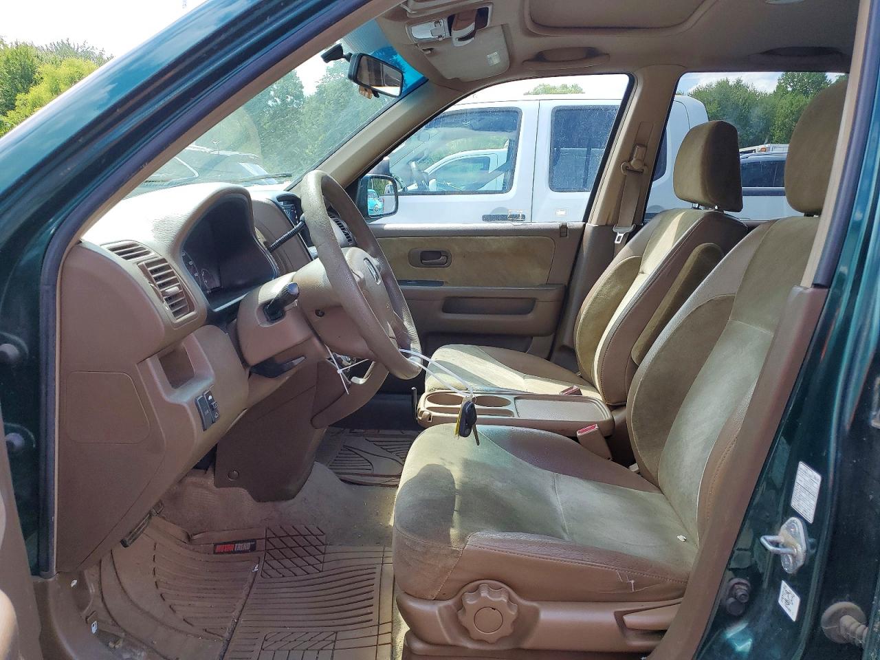 2002 Honda Cr-v Ex Green vin: JHLRD78852C014818