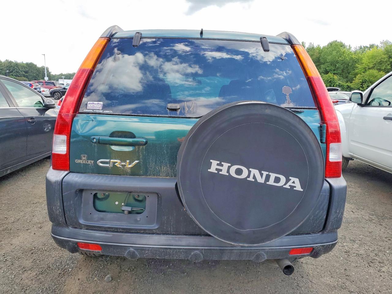 2002 Honda Cr-v Ex Green vin: JHLRD78852C014818