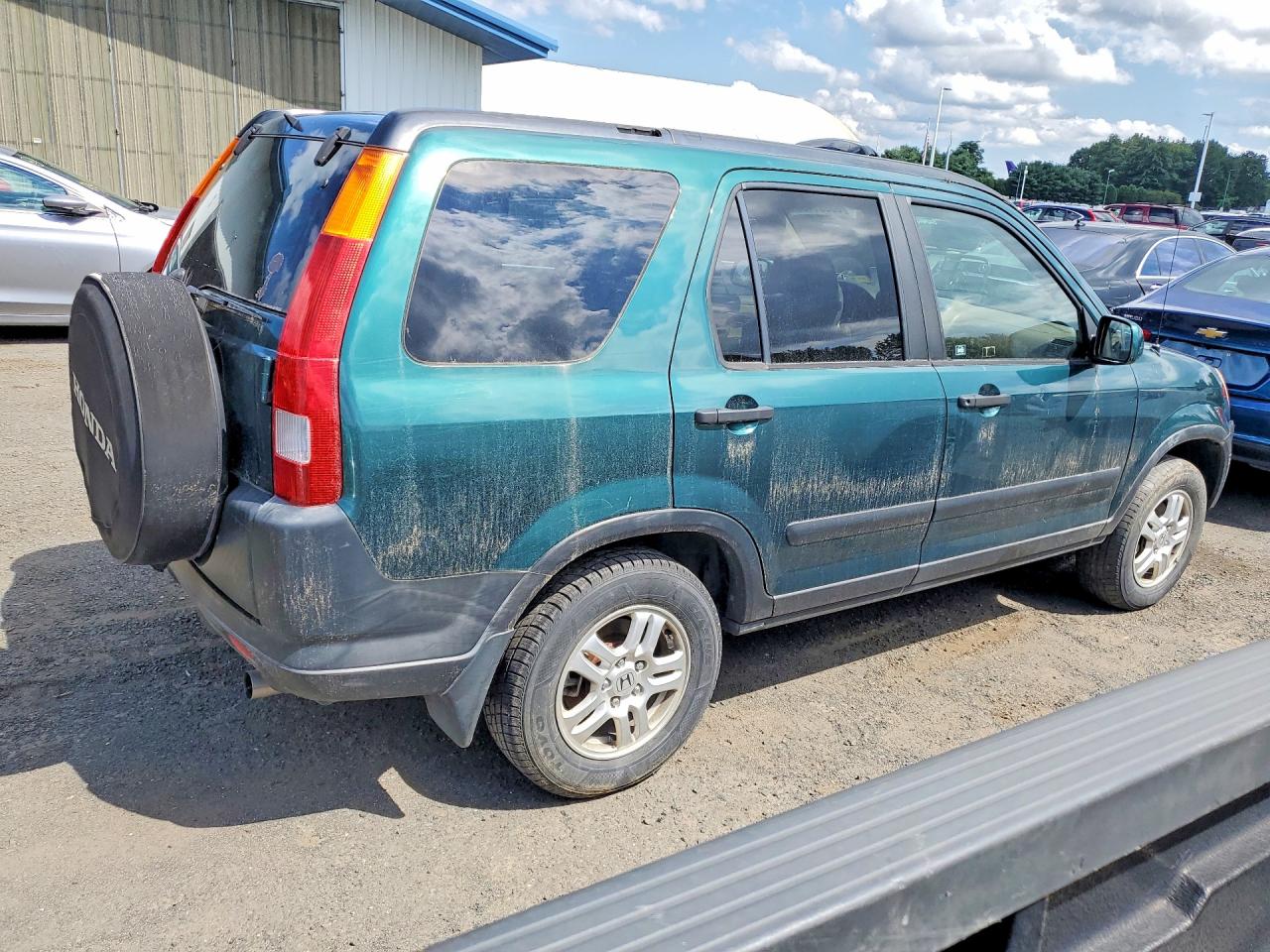 2002 Honda Cr-v Ex Green vin: JHLRD78852C014818