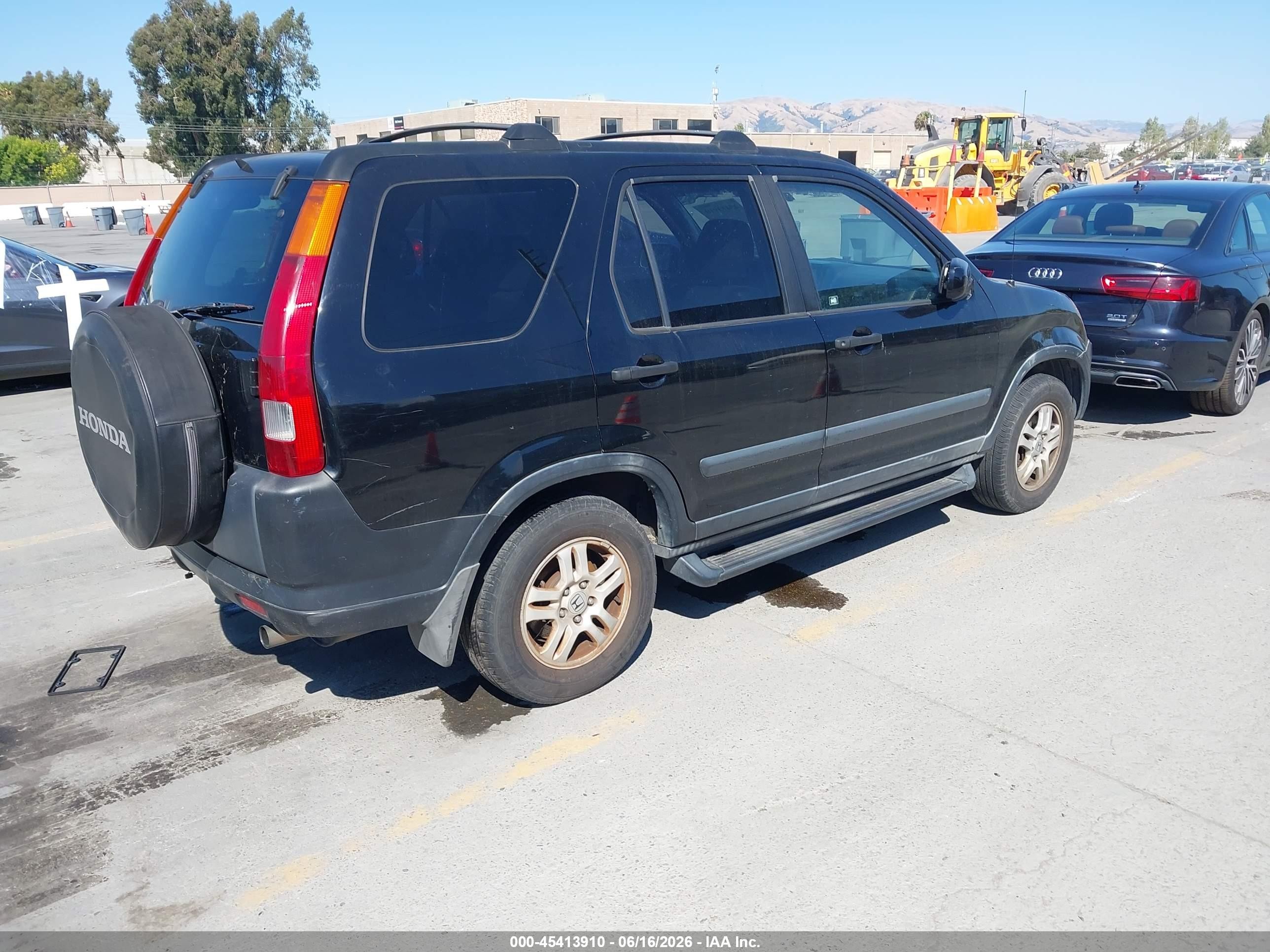 2002 Honda Cr-v Ex Black vin: JHLRD78852C044112