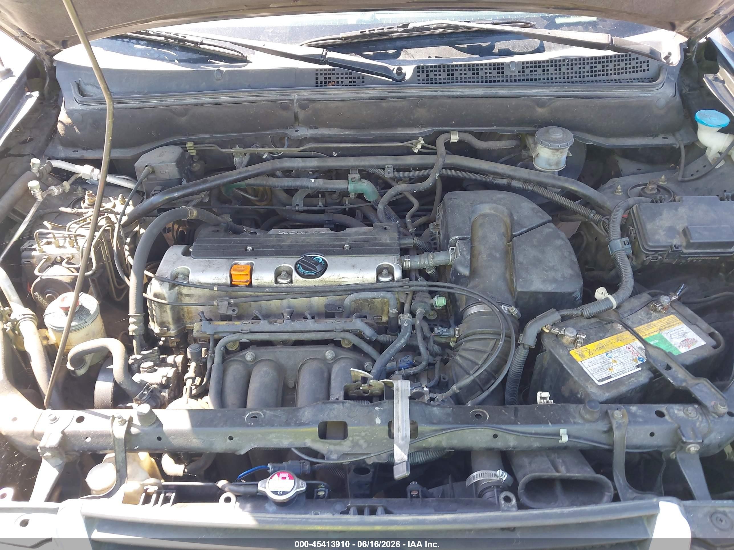 2002 Honda Cr-v Ex Black vin: JHLRD78852C044112