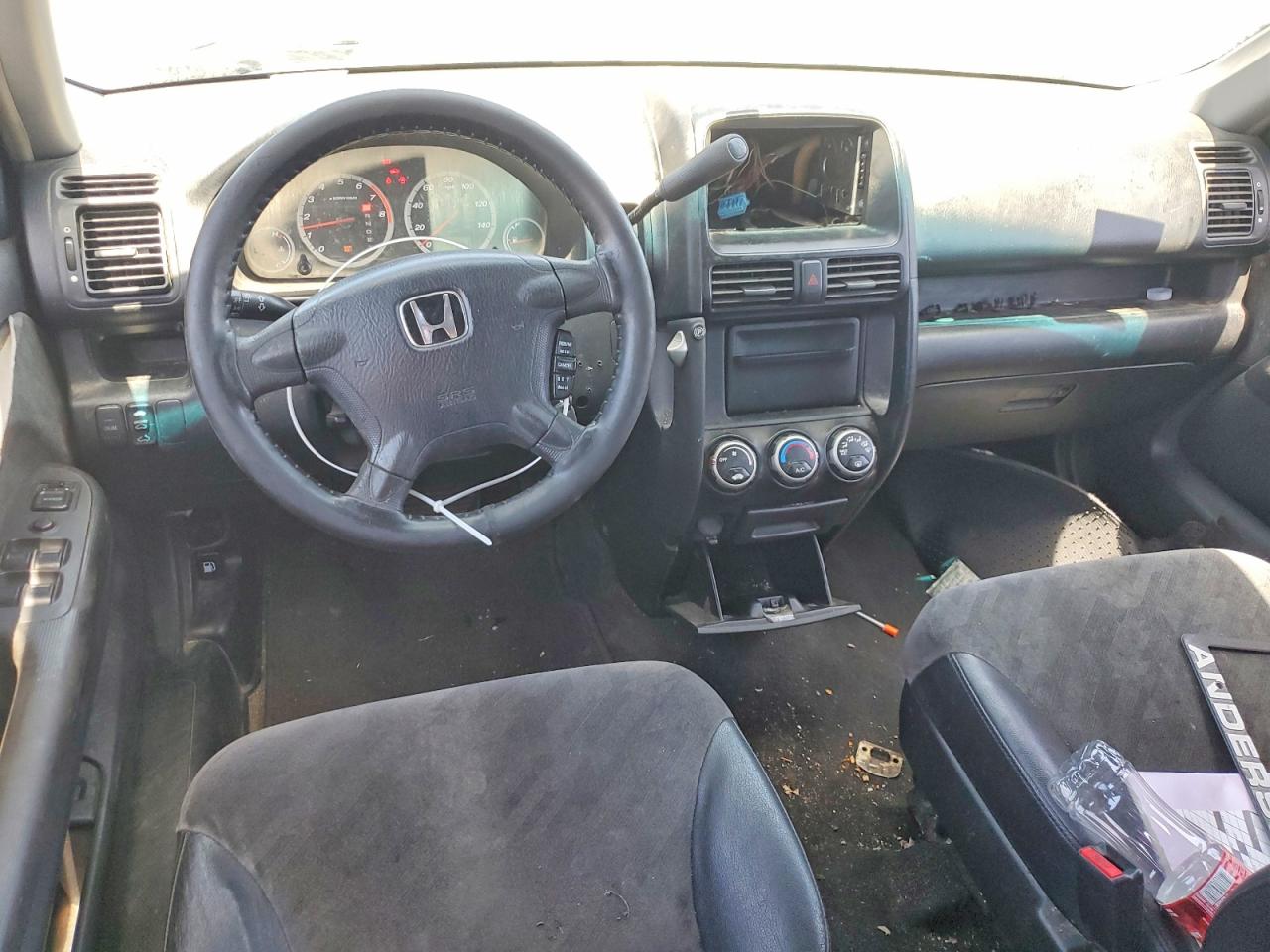 2002 Honda Cr-v Ex Black vin: JHLRD78852C053313