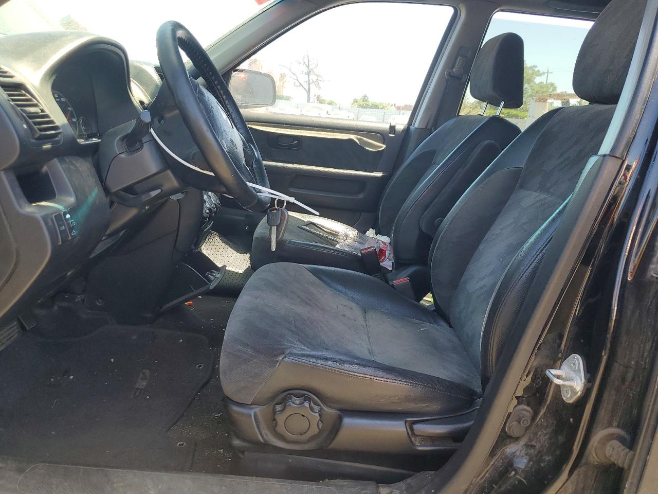 2002 Honda Cr-v Ex Black vin: JHLRD78852C053313