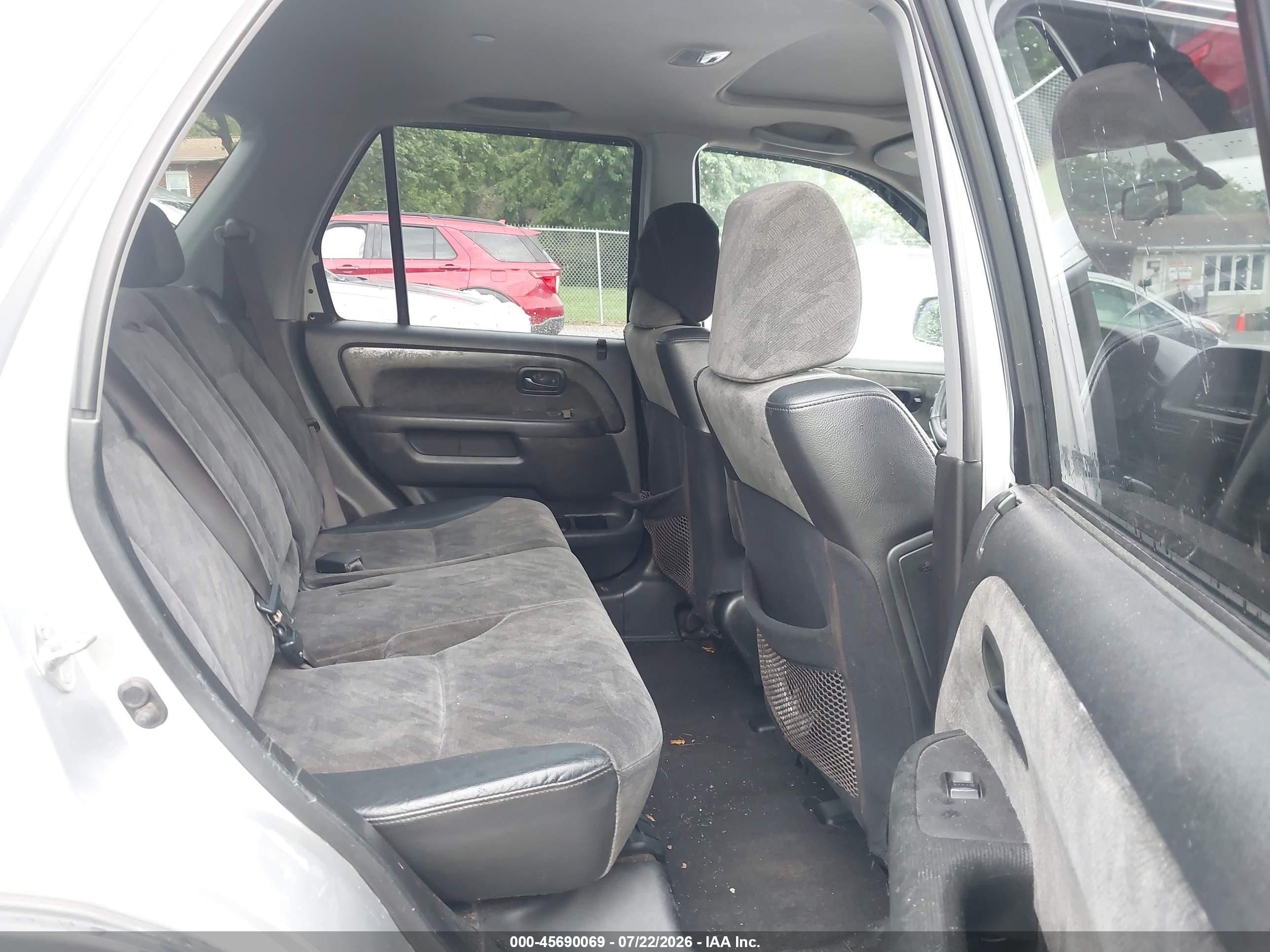 2002 Honda Cr-v Ex Silver vin: JHLRD78852C073755